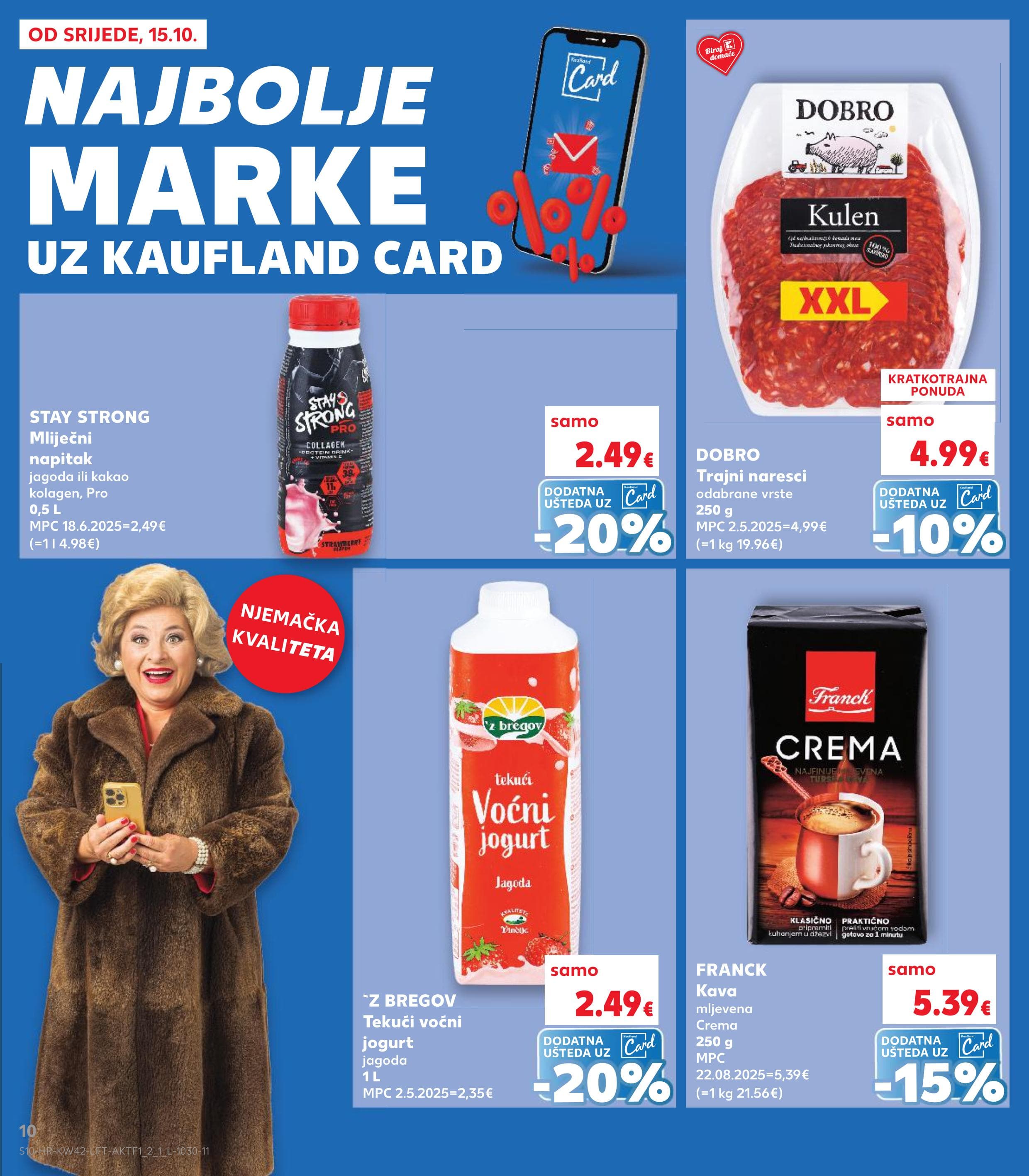 Stranica 10. Kaufland kataloga - Akcije od 15.10. do 21.10.2025.