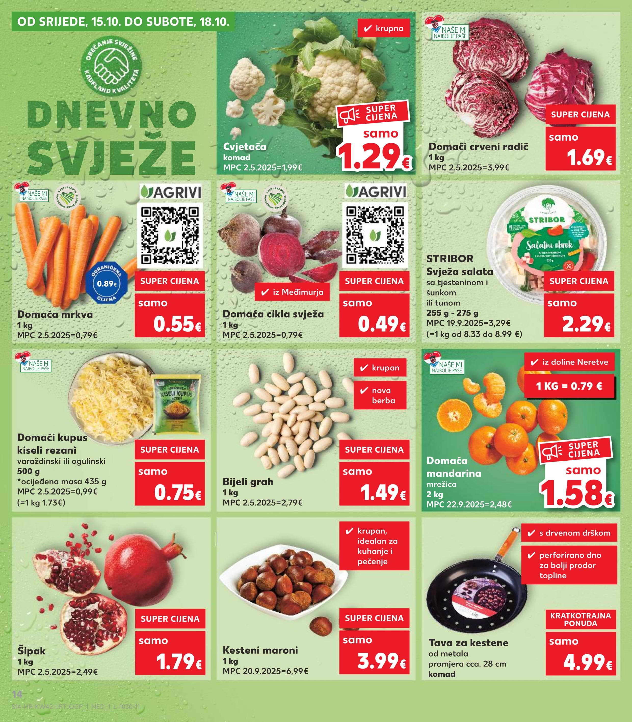 Stranica 14. Kaufland kataloga - Akcije od 15.10. do 21.10.2025.