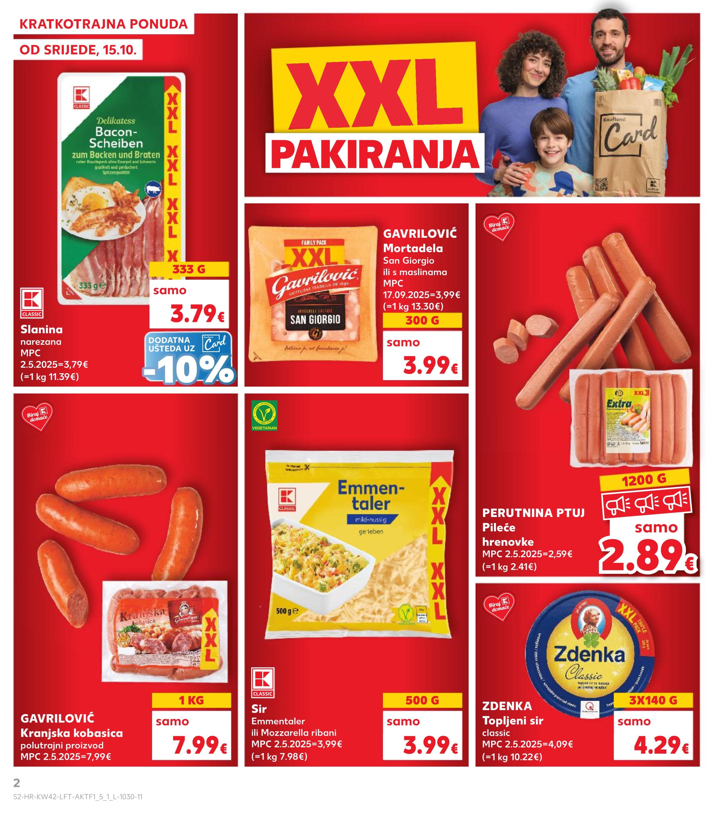 Stranica 2. Kaufland kataloga - Akcije od 15.10. do 21.10.2025.