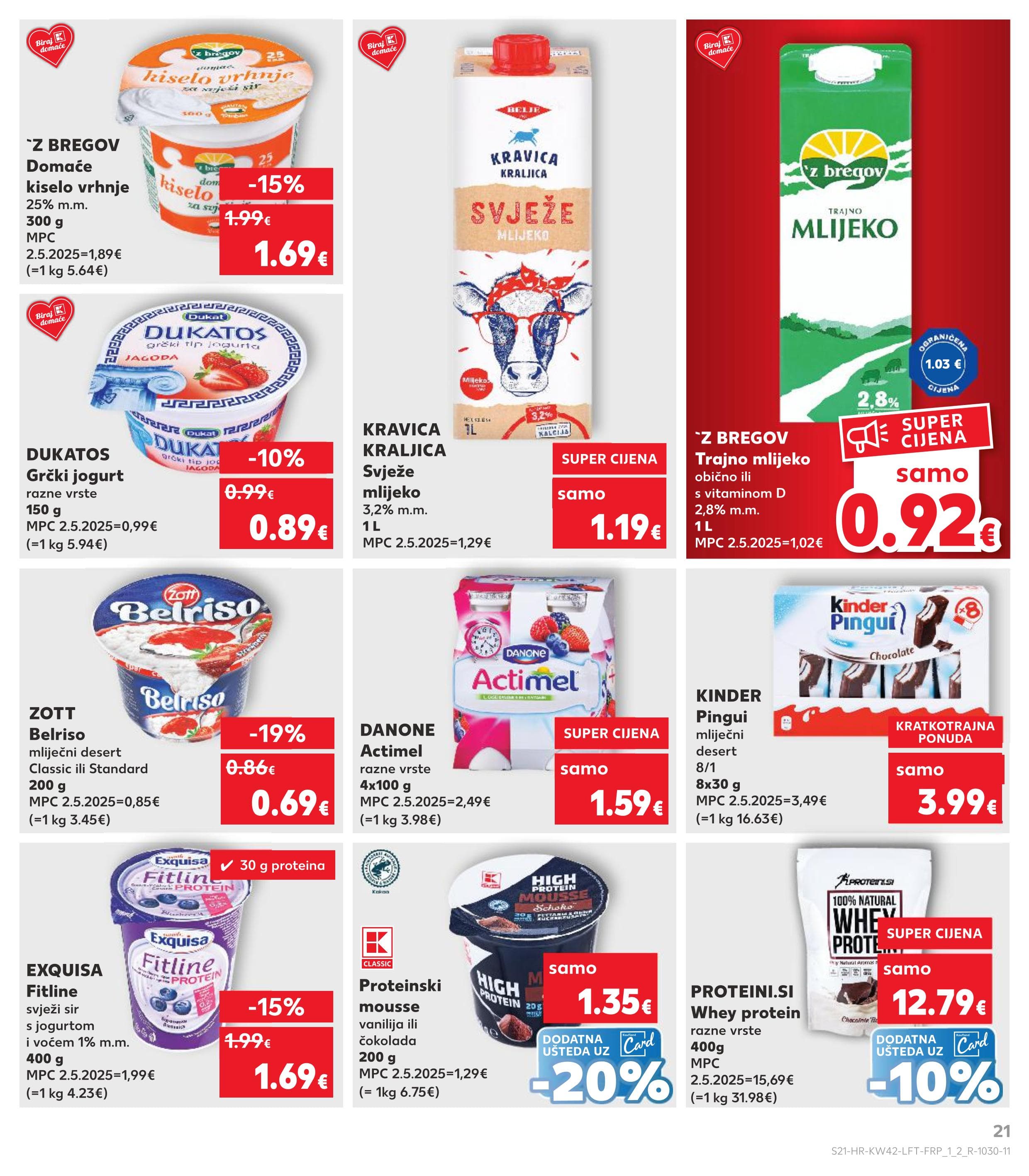 Stranica 21. Kaufland kataloga - Akcije od 15.10. do 21.10.2025.