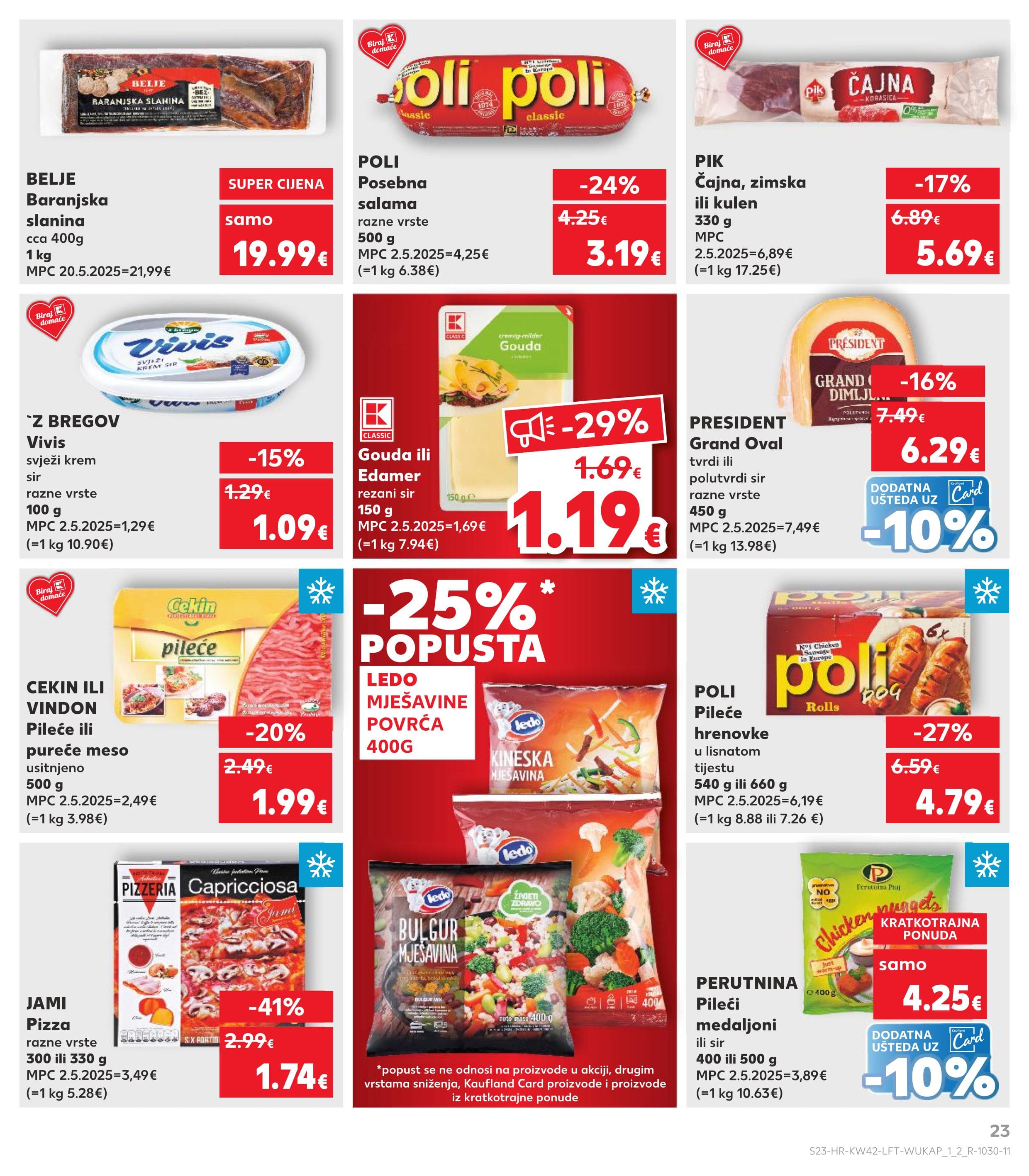 Stranica 23. Kaufland kataloga - Akcije od 15.10. do 21.10.2025.
