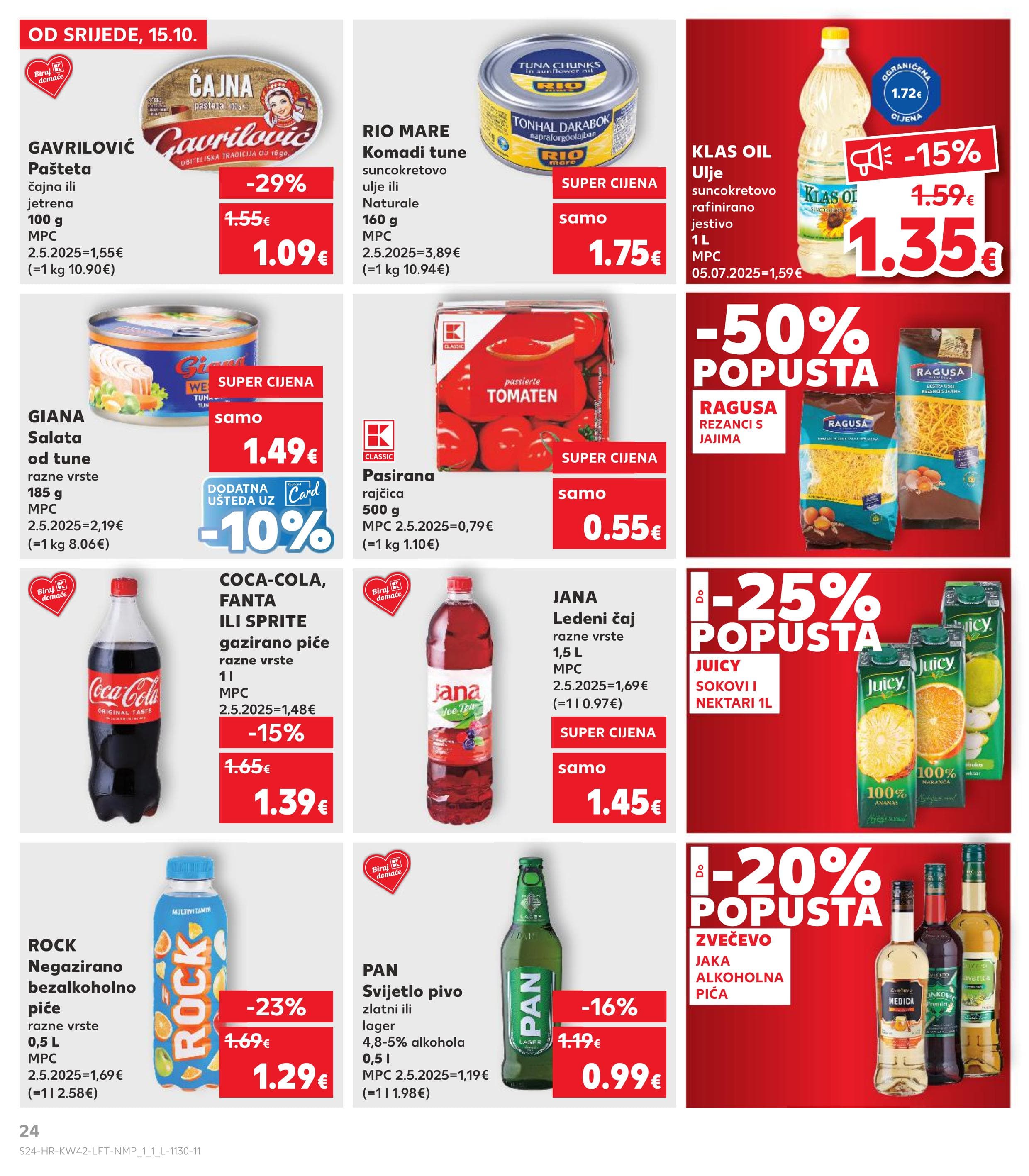 Stranica 24. Kaufland kataloga - Akcije od 15.10. do 21.10.2025.