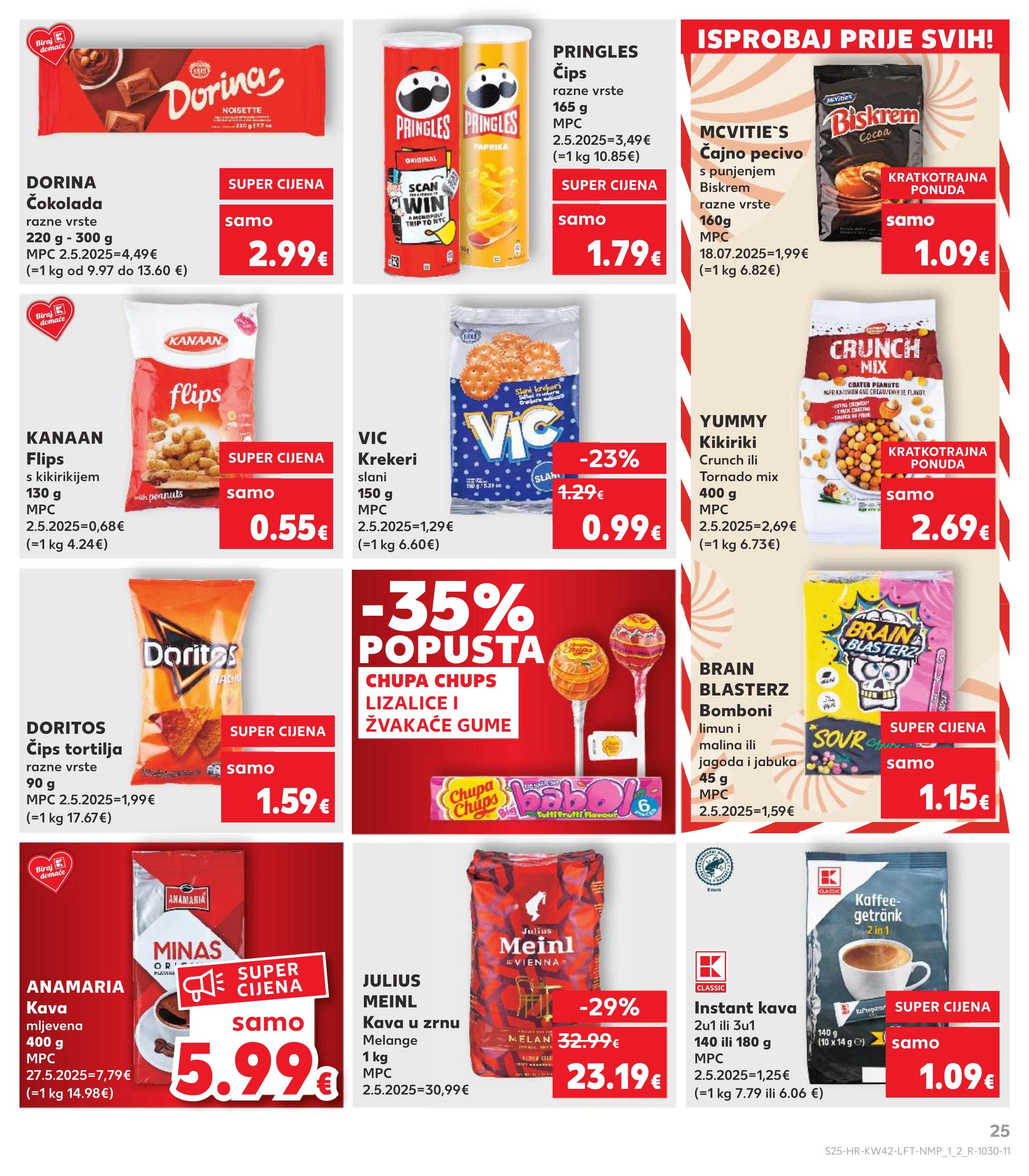Stranica 25. Kaufland kataloga - Akcije od 15.10. do 21.10.2025.