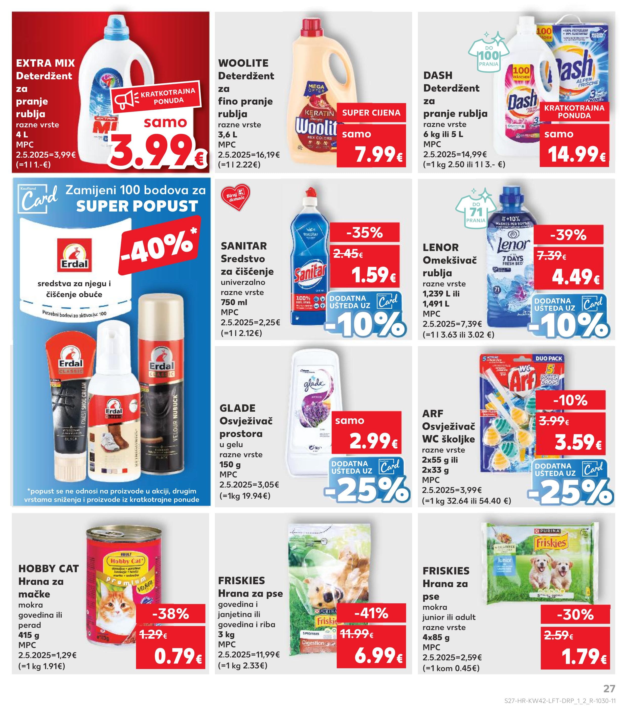 Stranica 27. Kaufland kataloga - Akcije od 15.10. do 21.10.2025.