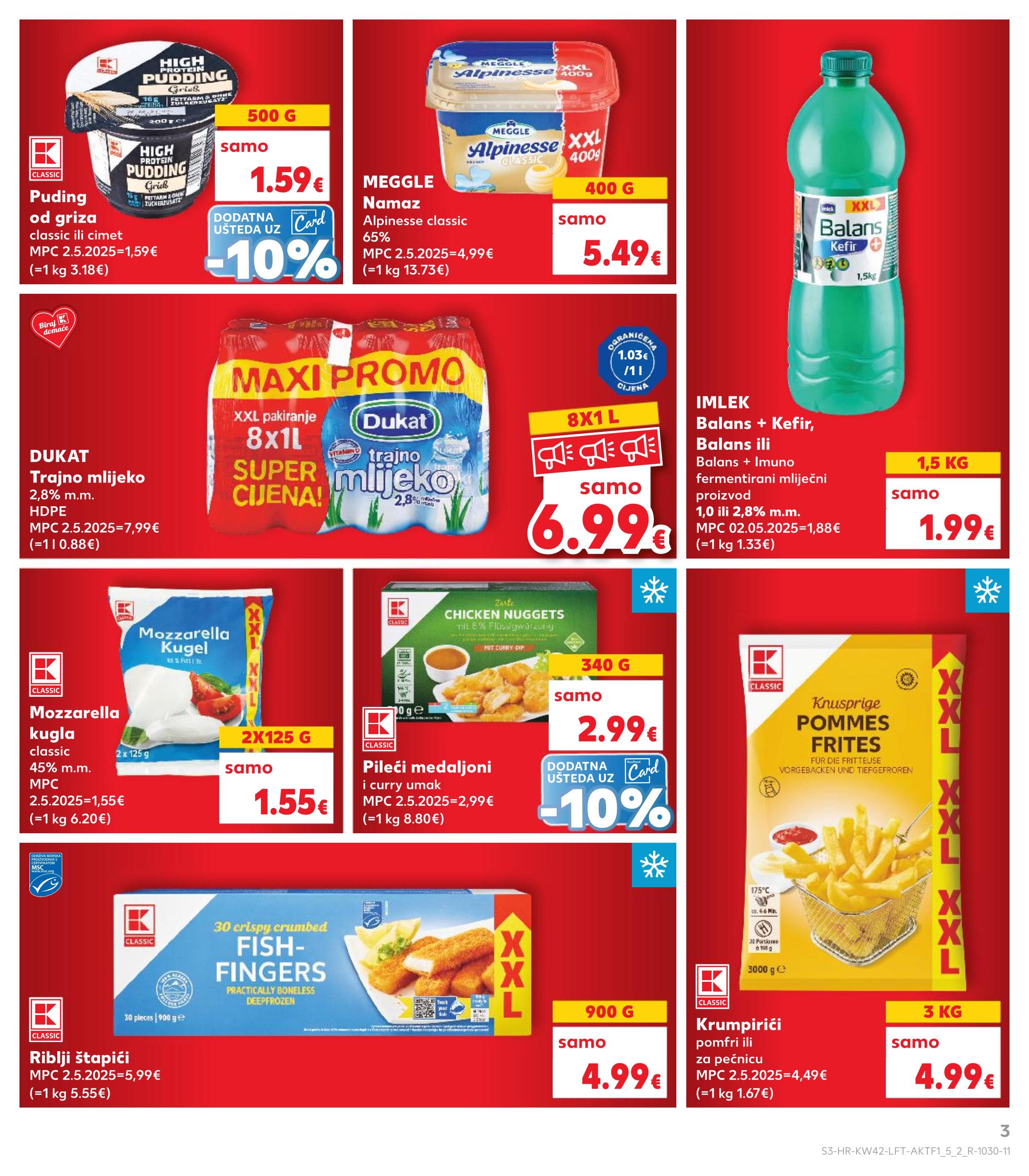 Stranica 3. Kaufland kataloga - Akcije od 15.10. do 21.10.2025.