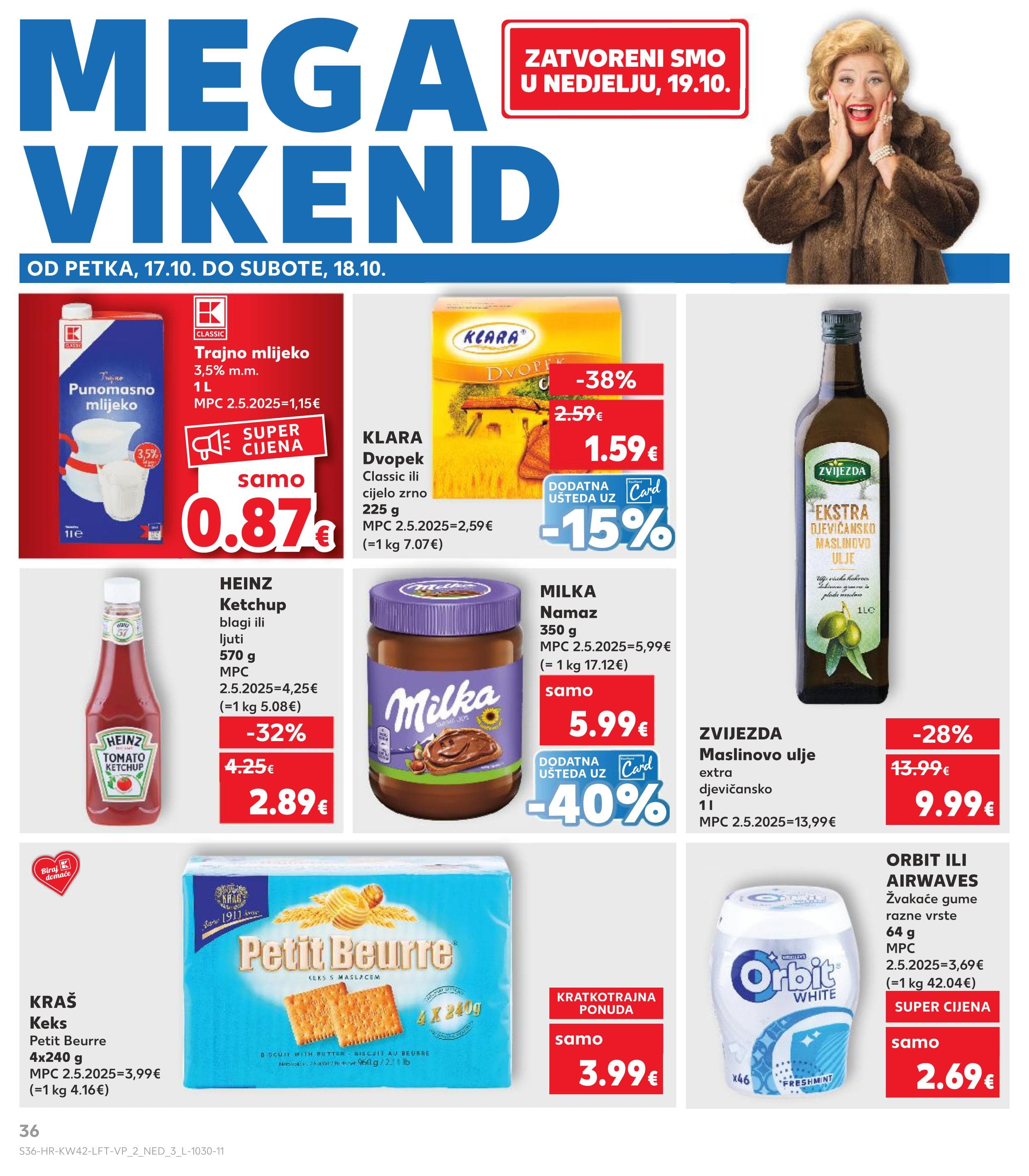 Stranica 36. Kaufland kataloga - Akcije od 15.10. do 21.10.2025.