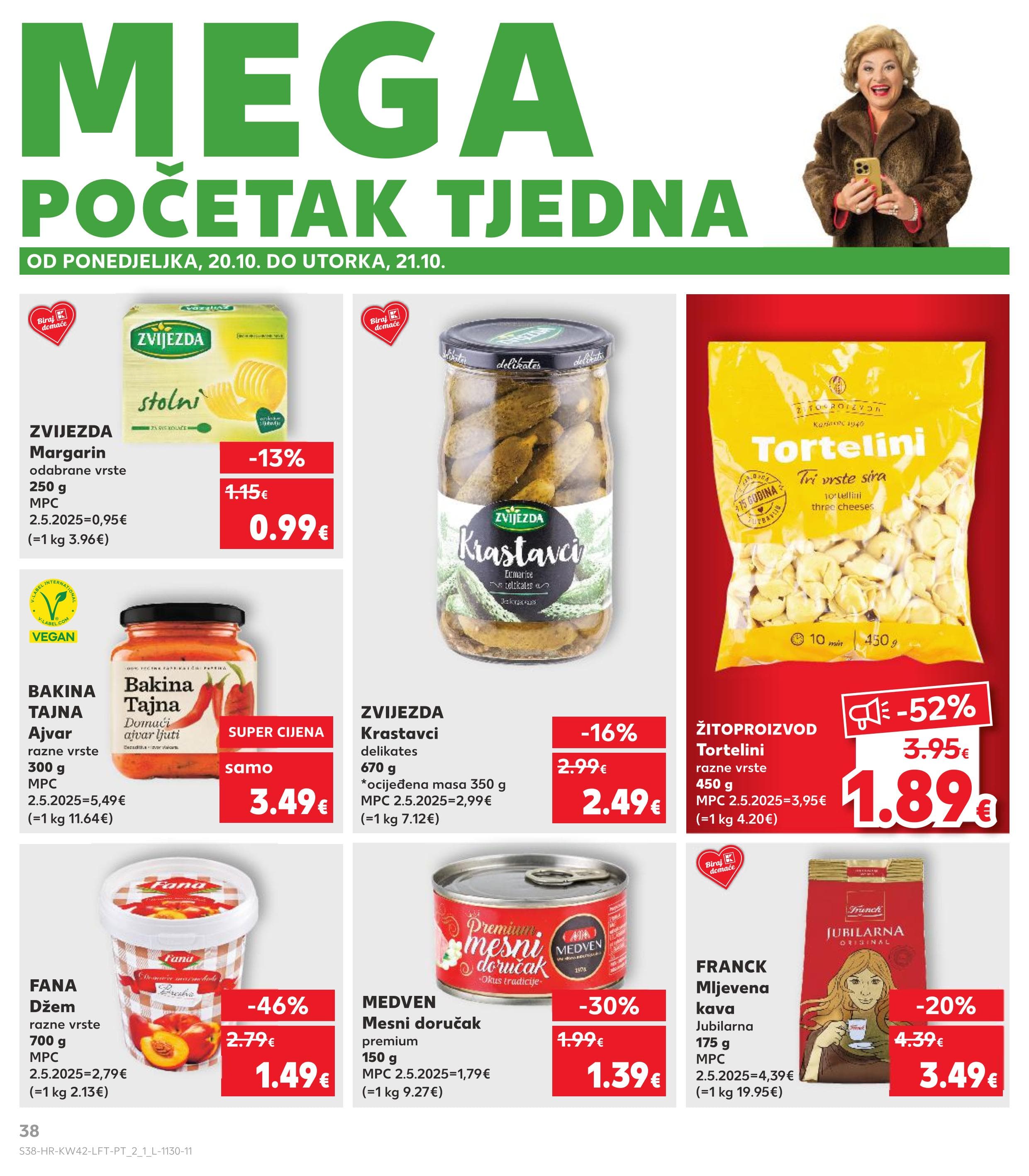Stranica 38. Kaufland kataloga - Akcije od 15.10. do 21.10.2025.