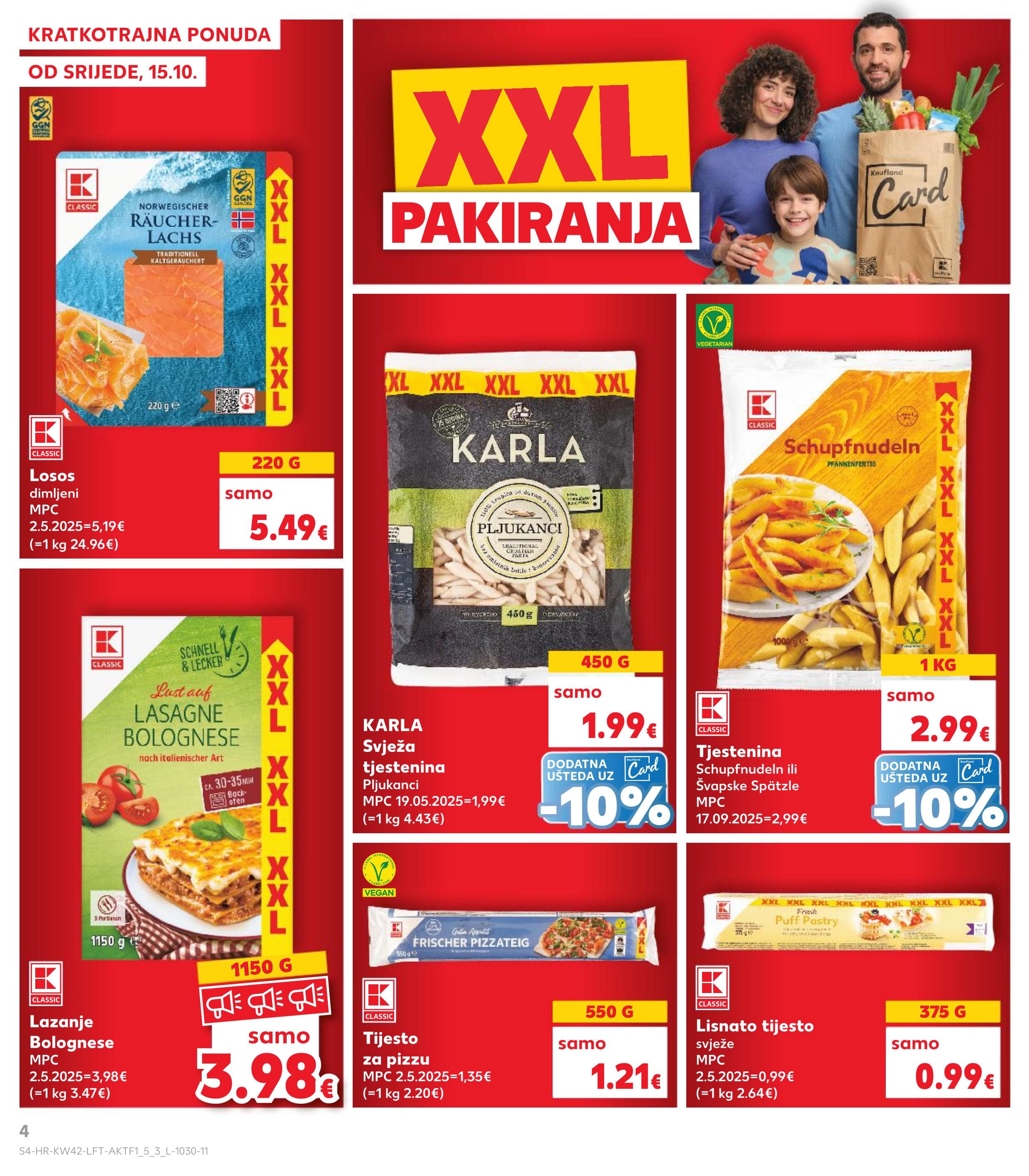 Stranica 4. Kaufland kataloga - Akcije od 15.10. do 21.10.2025.