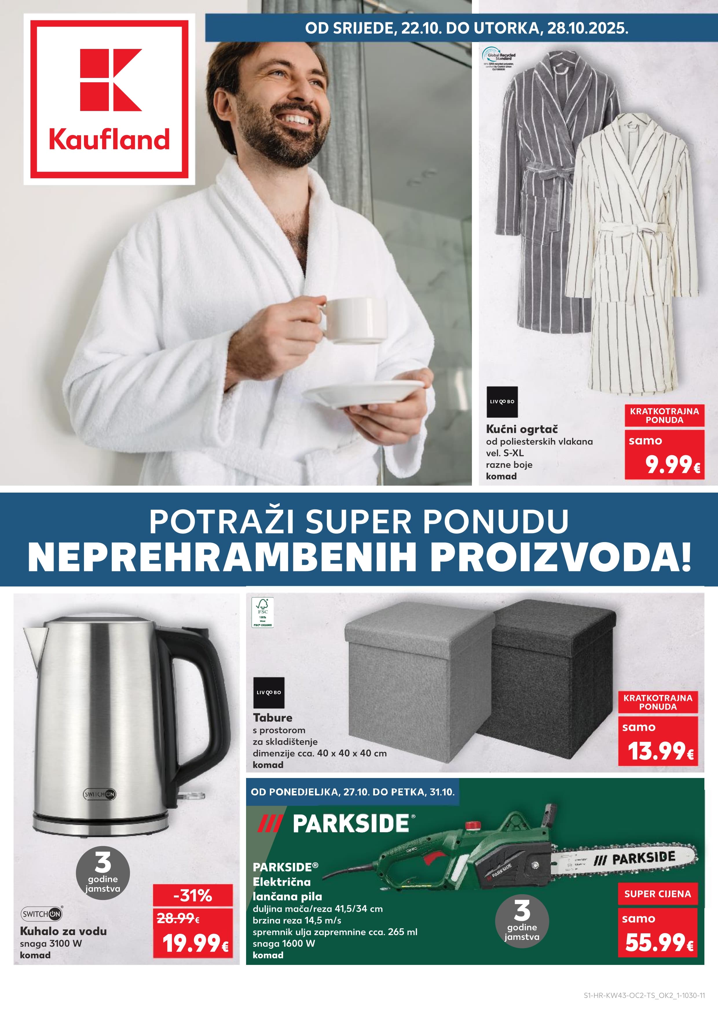 Stranica 1. Kaufland kataloga - Akcije od 22.10. do 28.10.2025.