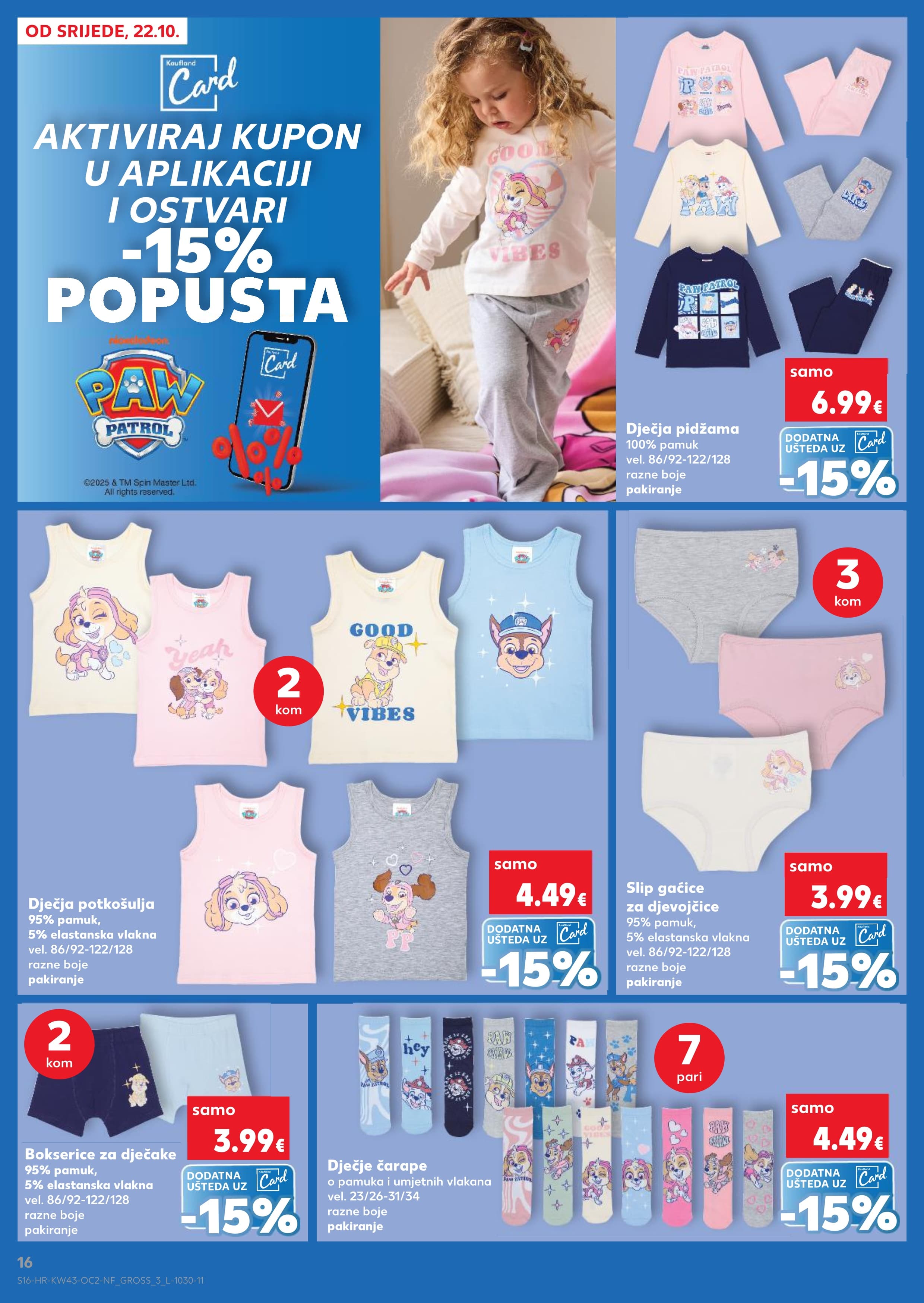 Stranica 16. Kaufland kataloga - Akcije od 22.10. do 28.10.2025.