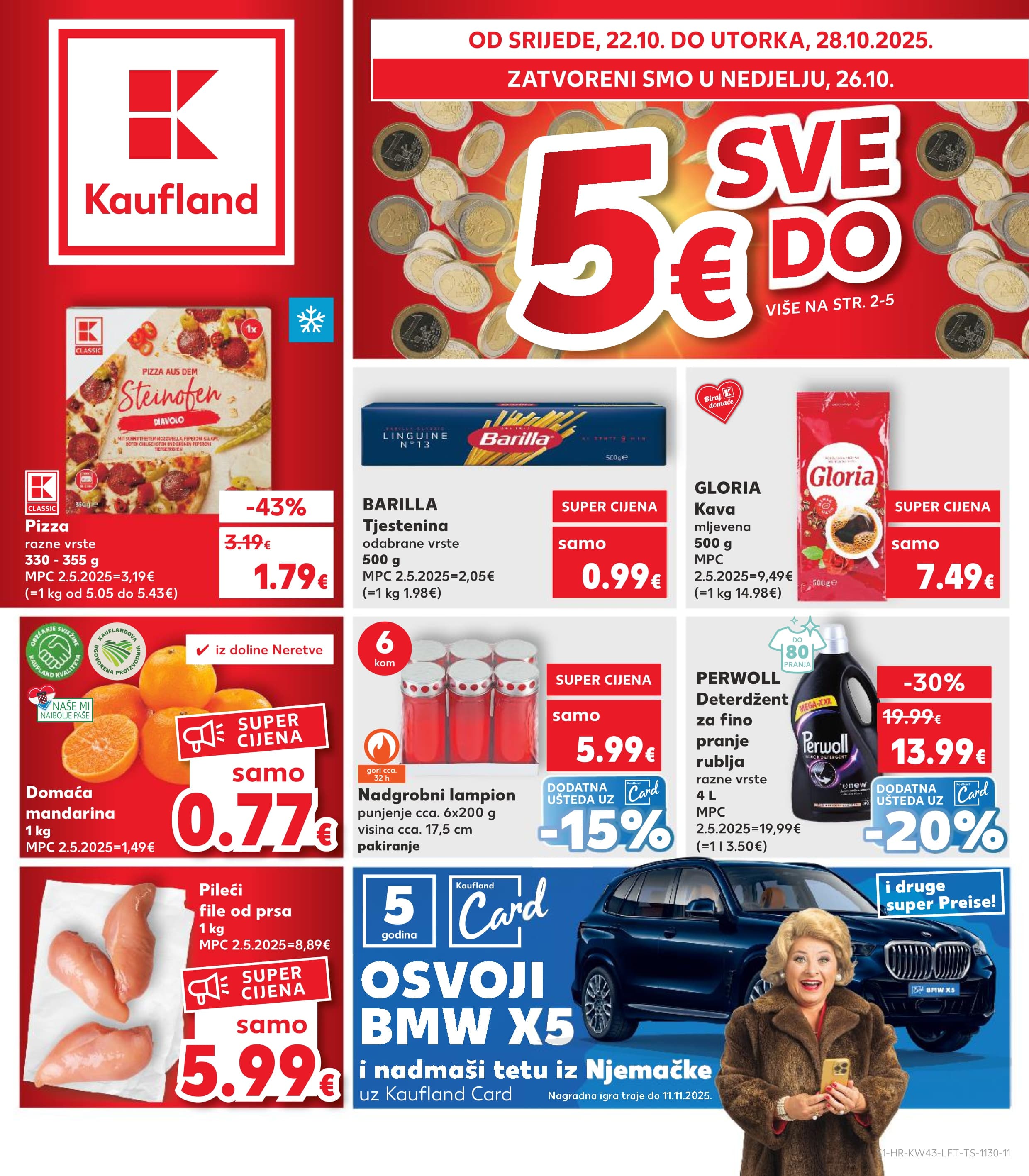 Stranica 1. Kaufland kataloga - Akcije od 22.10. do 28.10.2025.