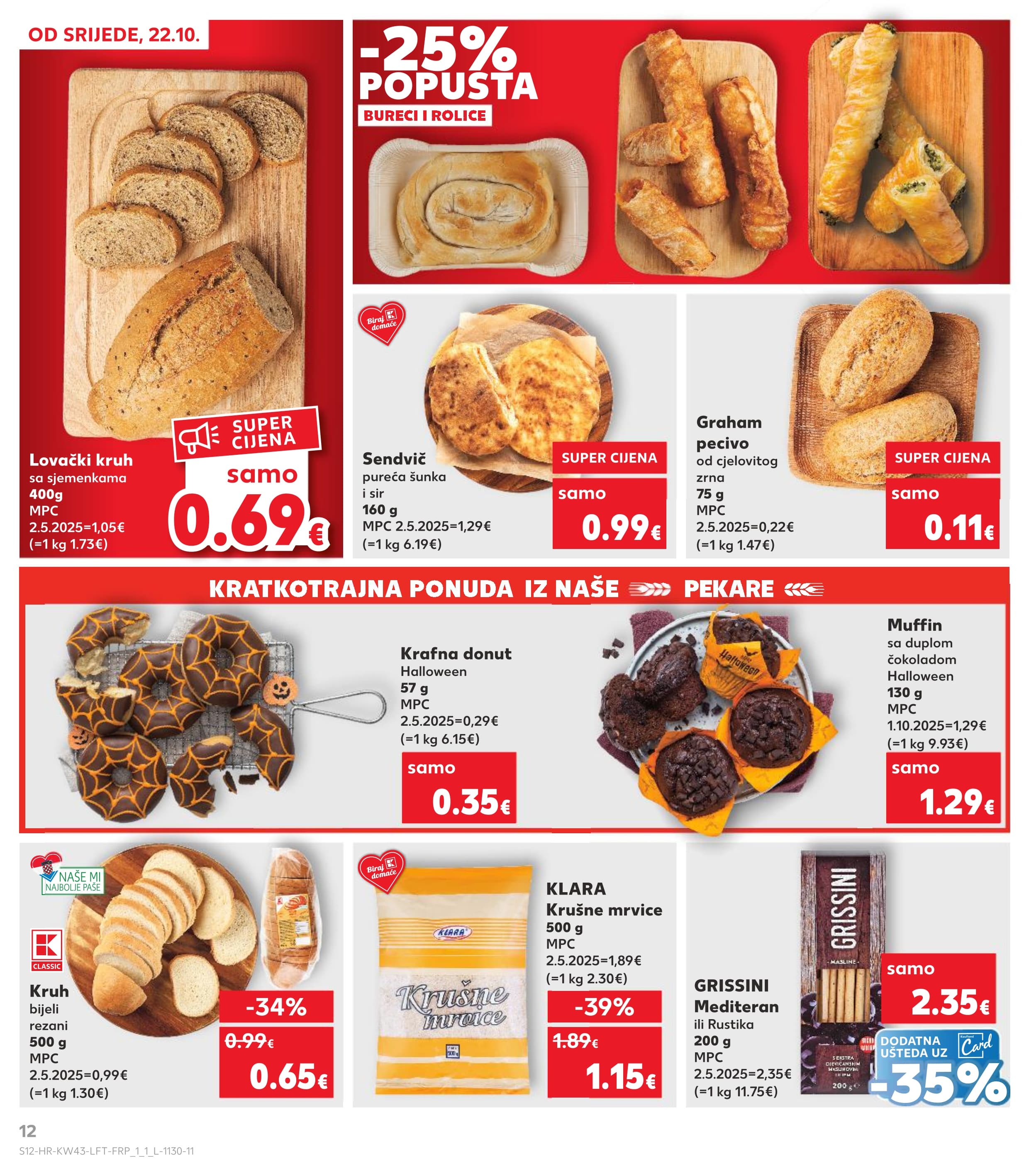 Stranica 12. Kaufland kataloga - Akcije od 22.10. do 28.10.2025.