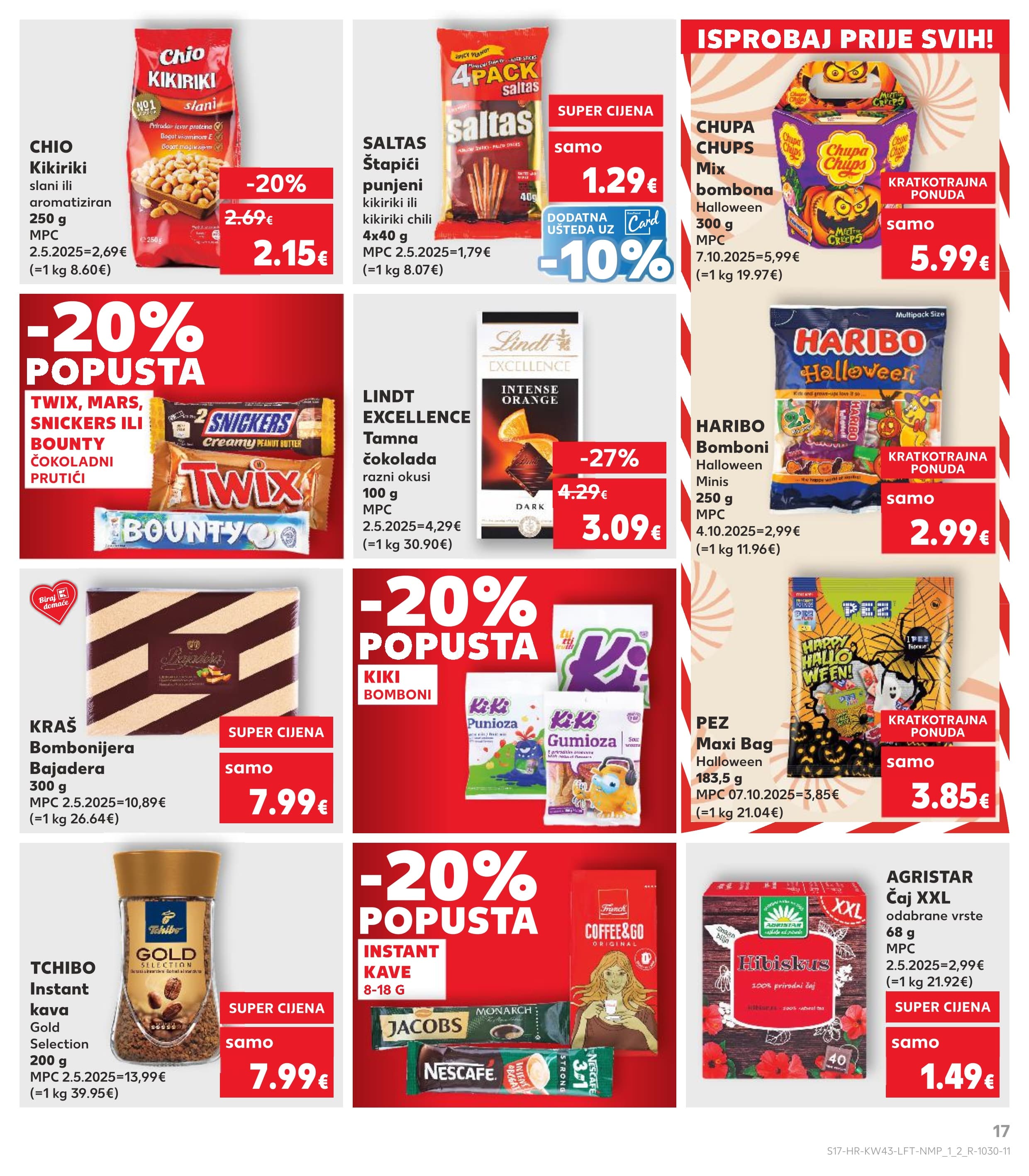Stranica 17. Kaufland kataloga - Akcije od 22.10. do 28.10.2025.