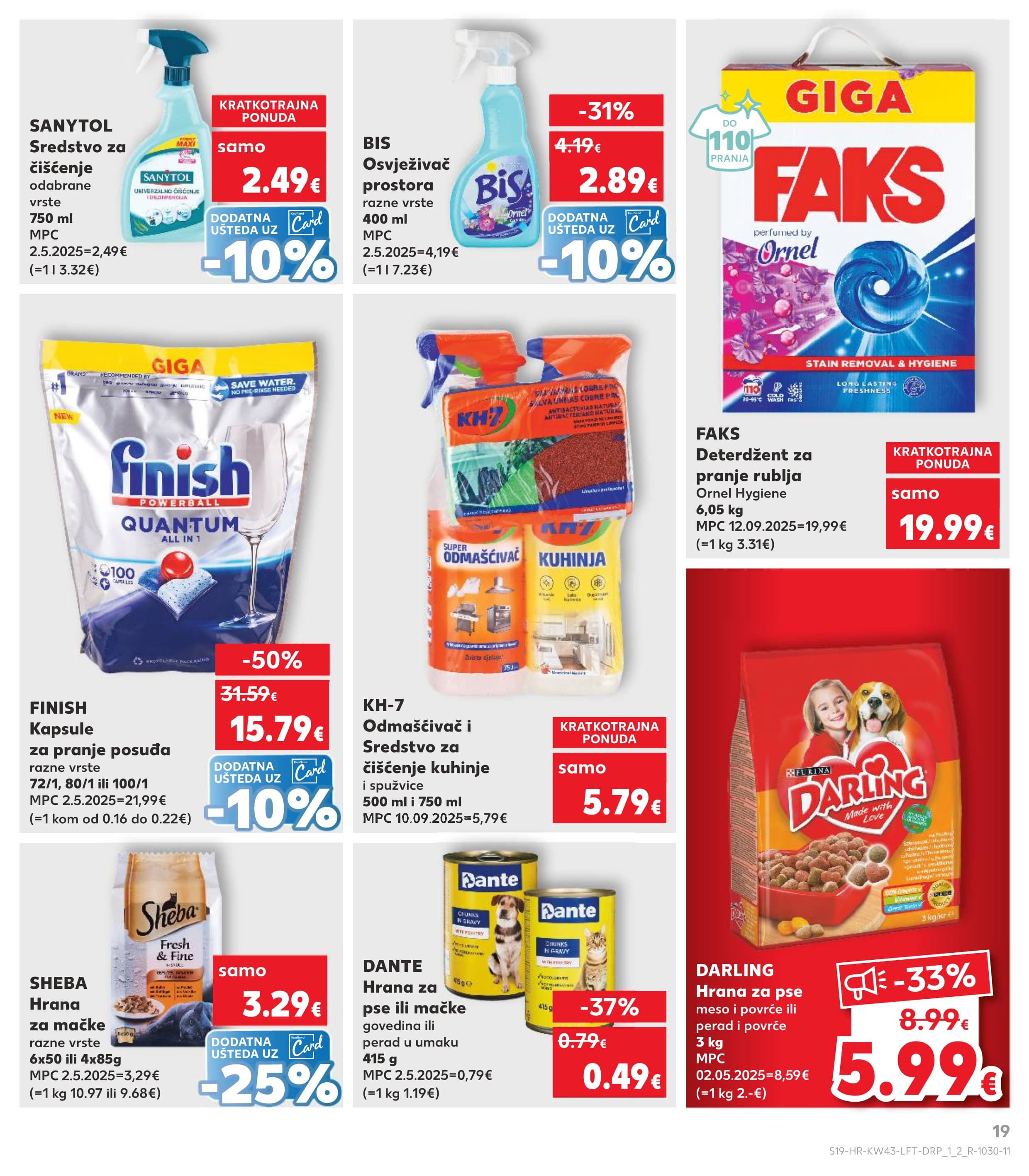 Stranica 19. Kaufland kataloga - Akcije od 22.10. do 28.10.2025.