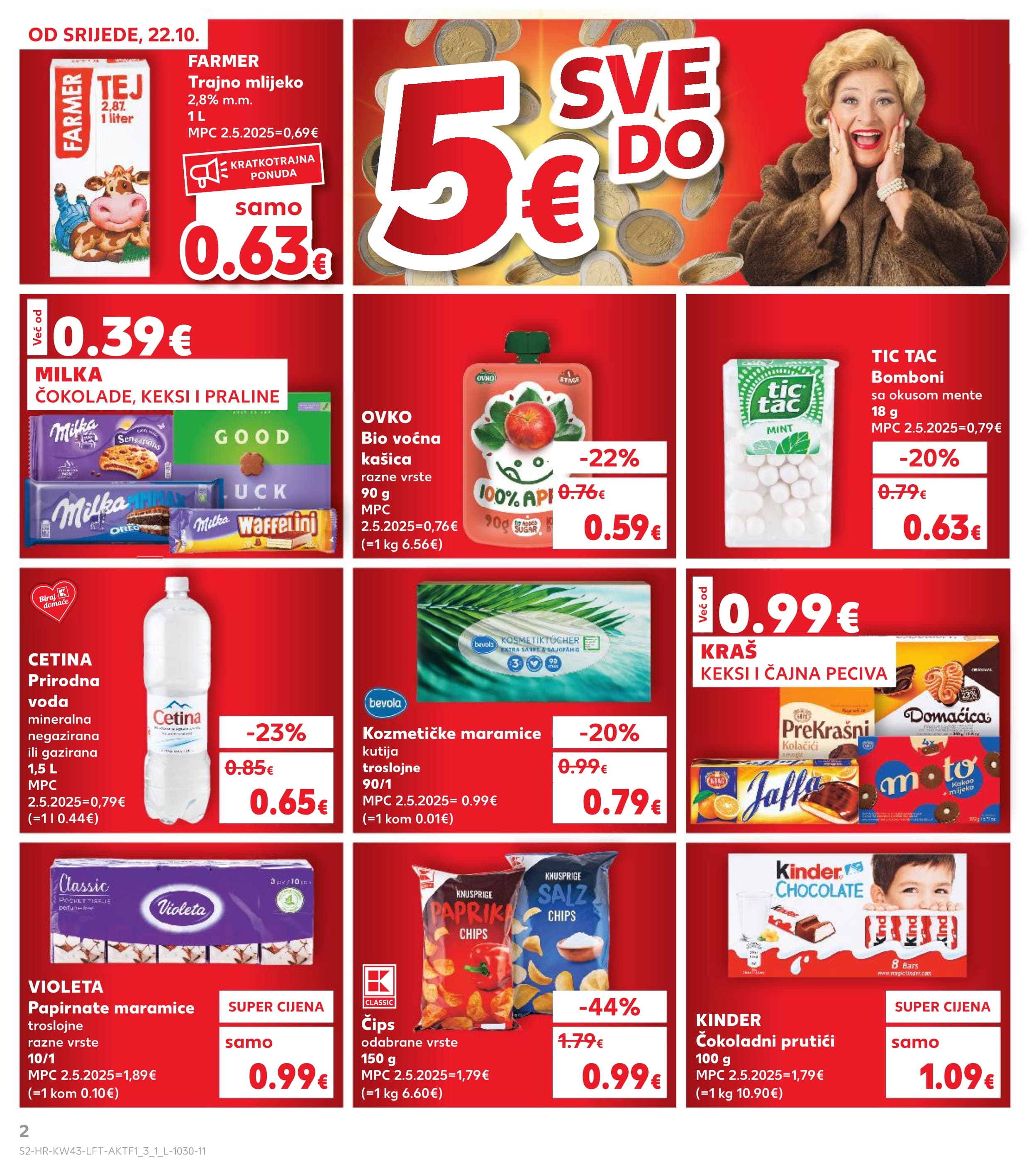 Stranica 2. Kaufland kataloga - Akcije od 22.10. do 28.10.2025.