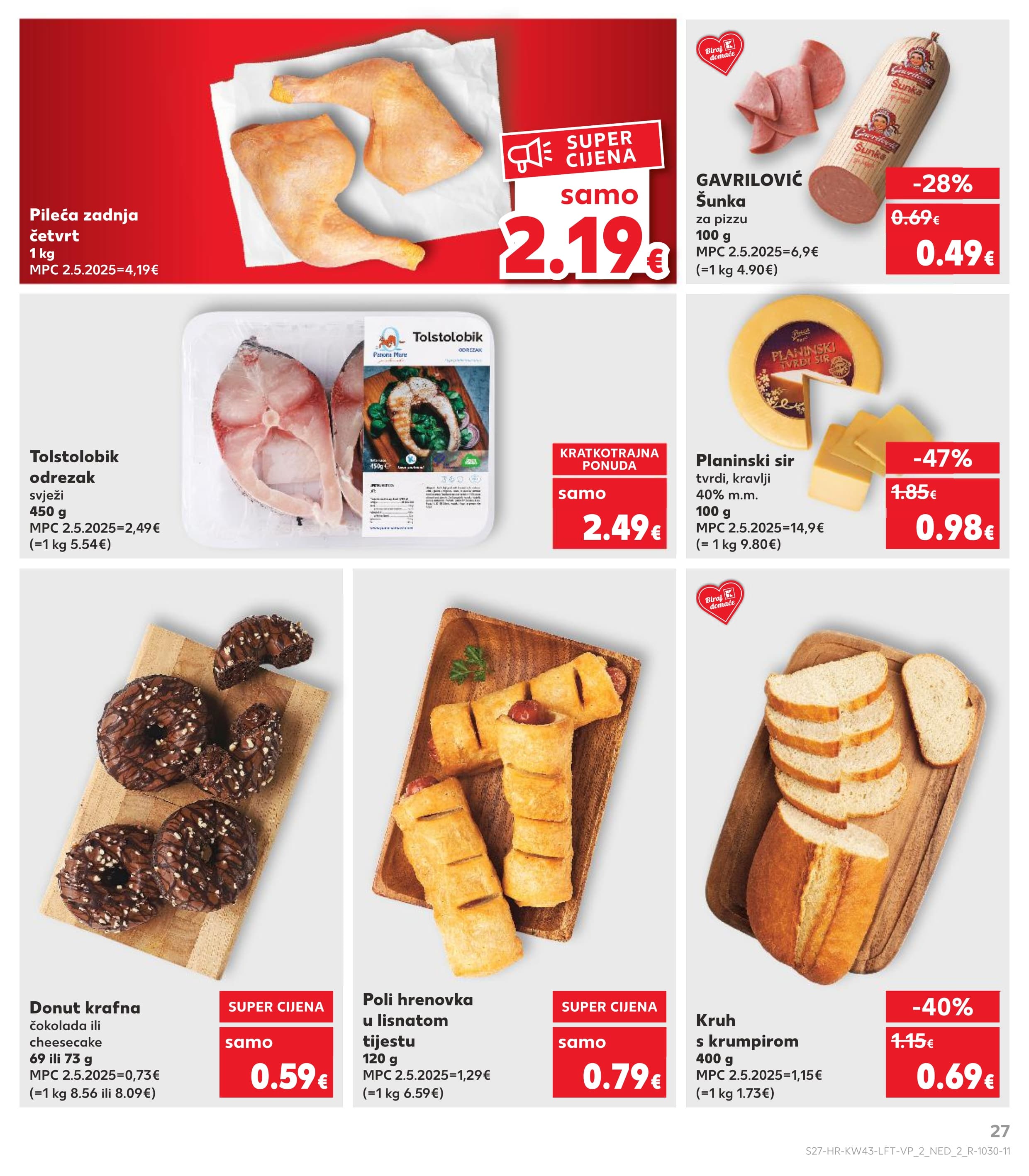 Stranica 27. Kaufland kataloga - Akcije od 22.10. do 28.10.2025.