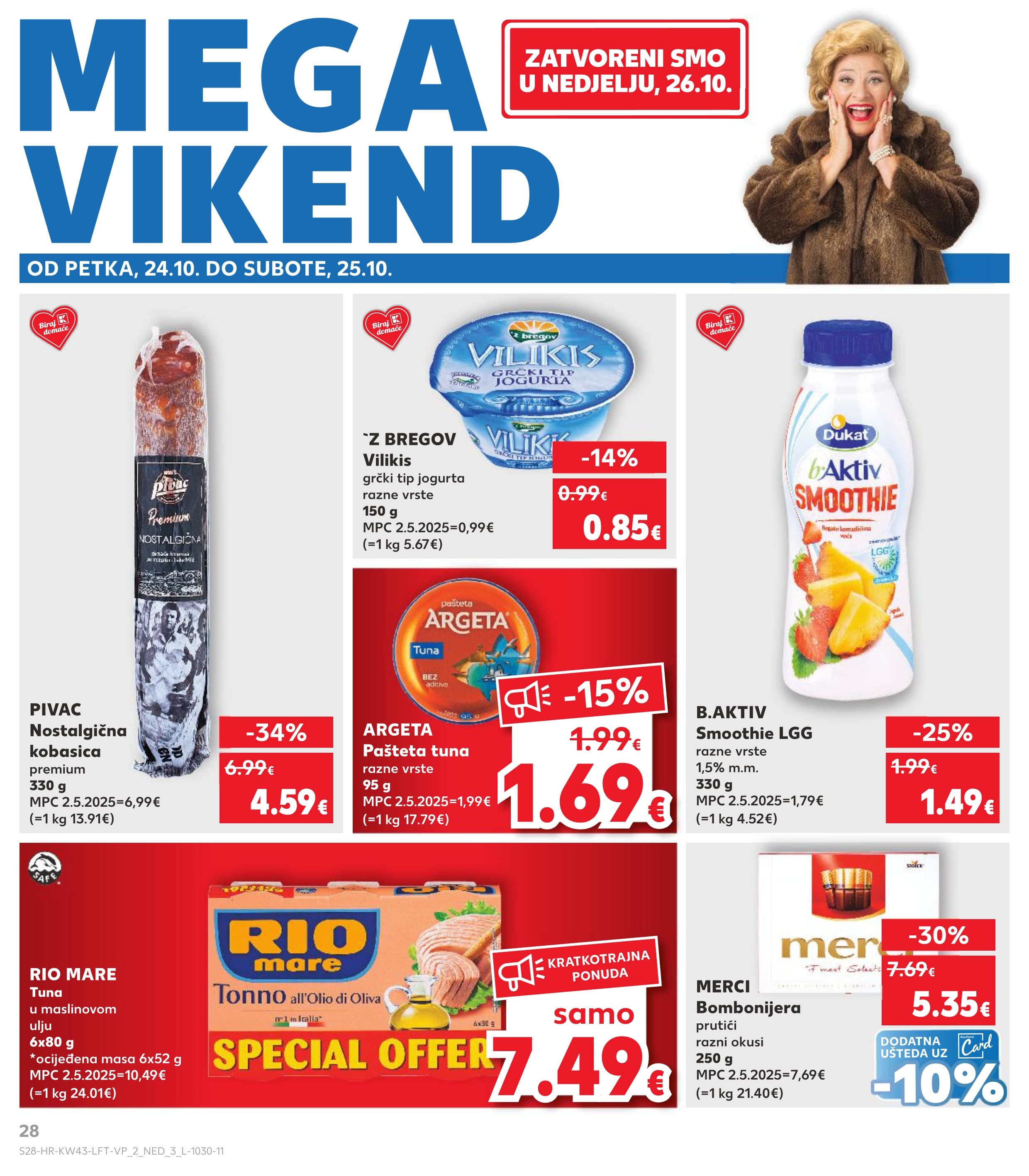 Stranica 28. Kaufland kataloga - Akcije od 22.10. do 28.10.2025.