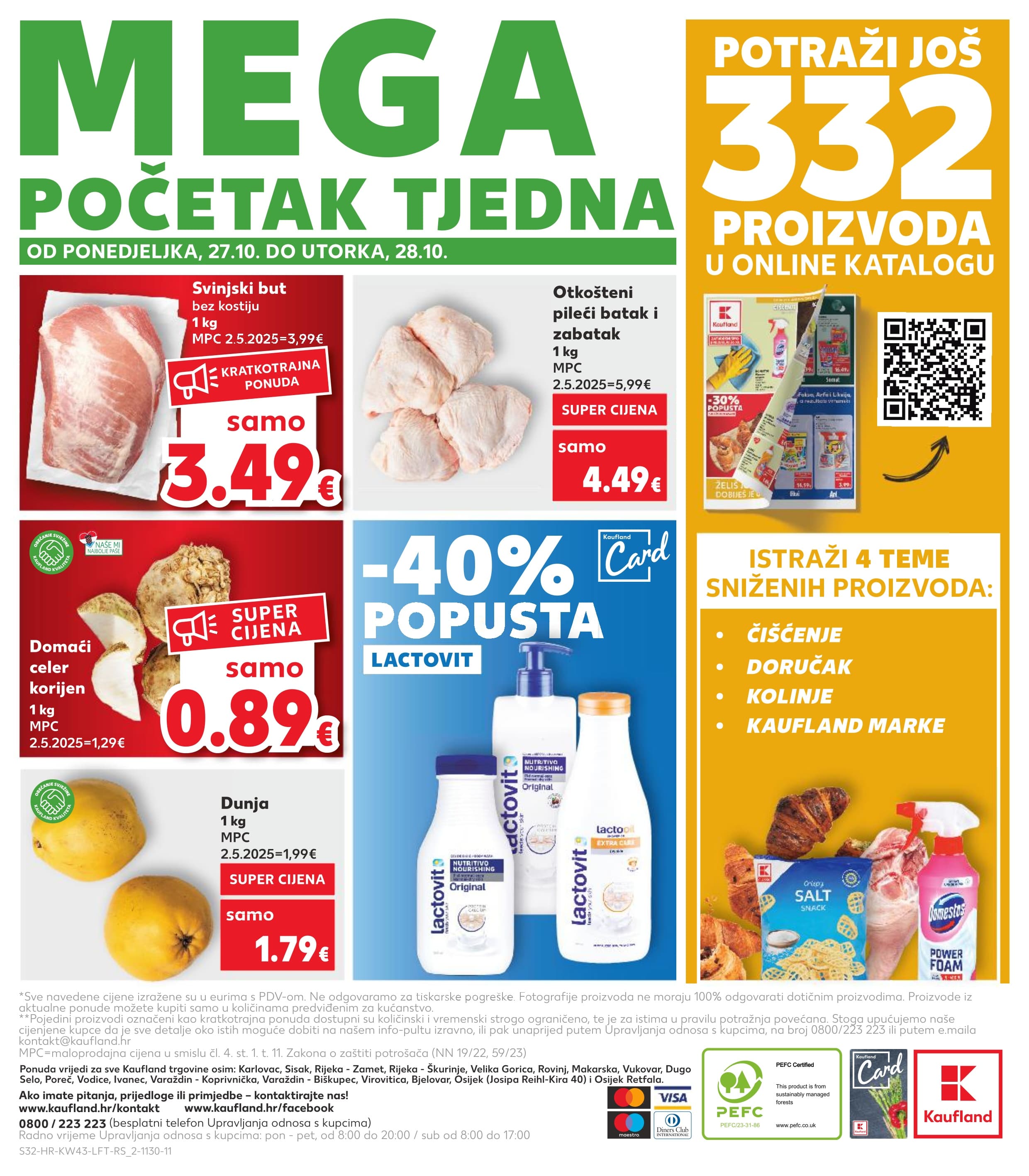 Stranica 32. Kaufland kataloga - Akcije od 22.10. do 28.10.2025.