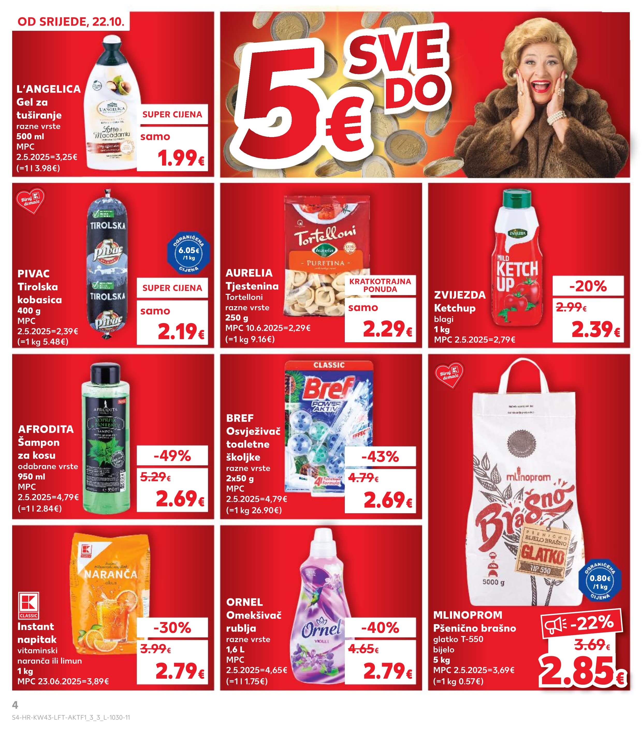 Stranica 4. Kaufland kataloga - Akcije od 22.10. do 28.10.2025.
