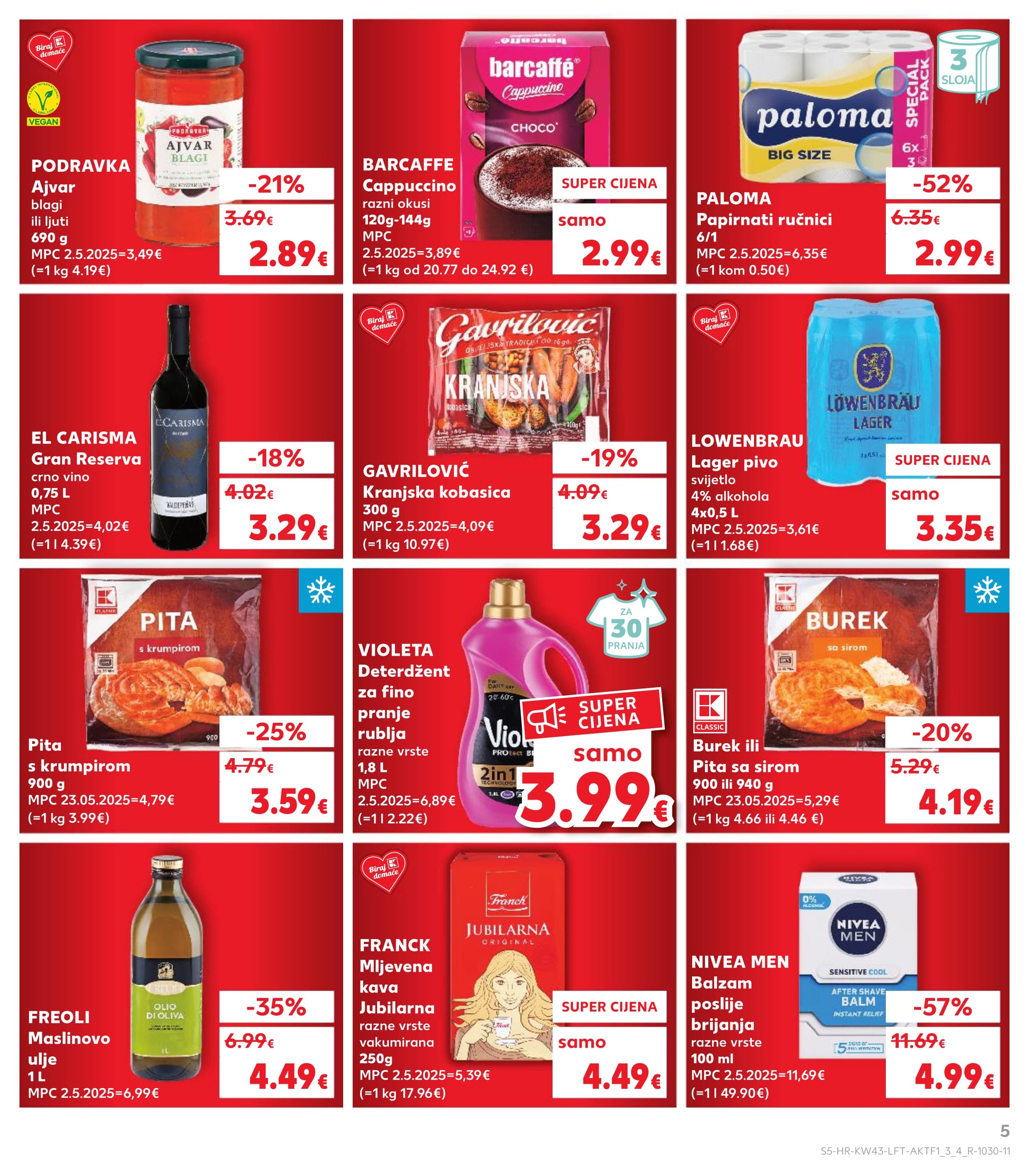 Stranica 5. Kaufland kataloga - Akcije od 22.10. do 28.10.2025.