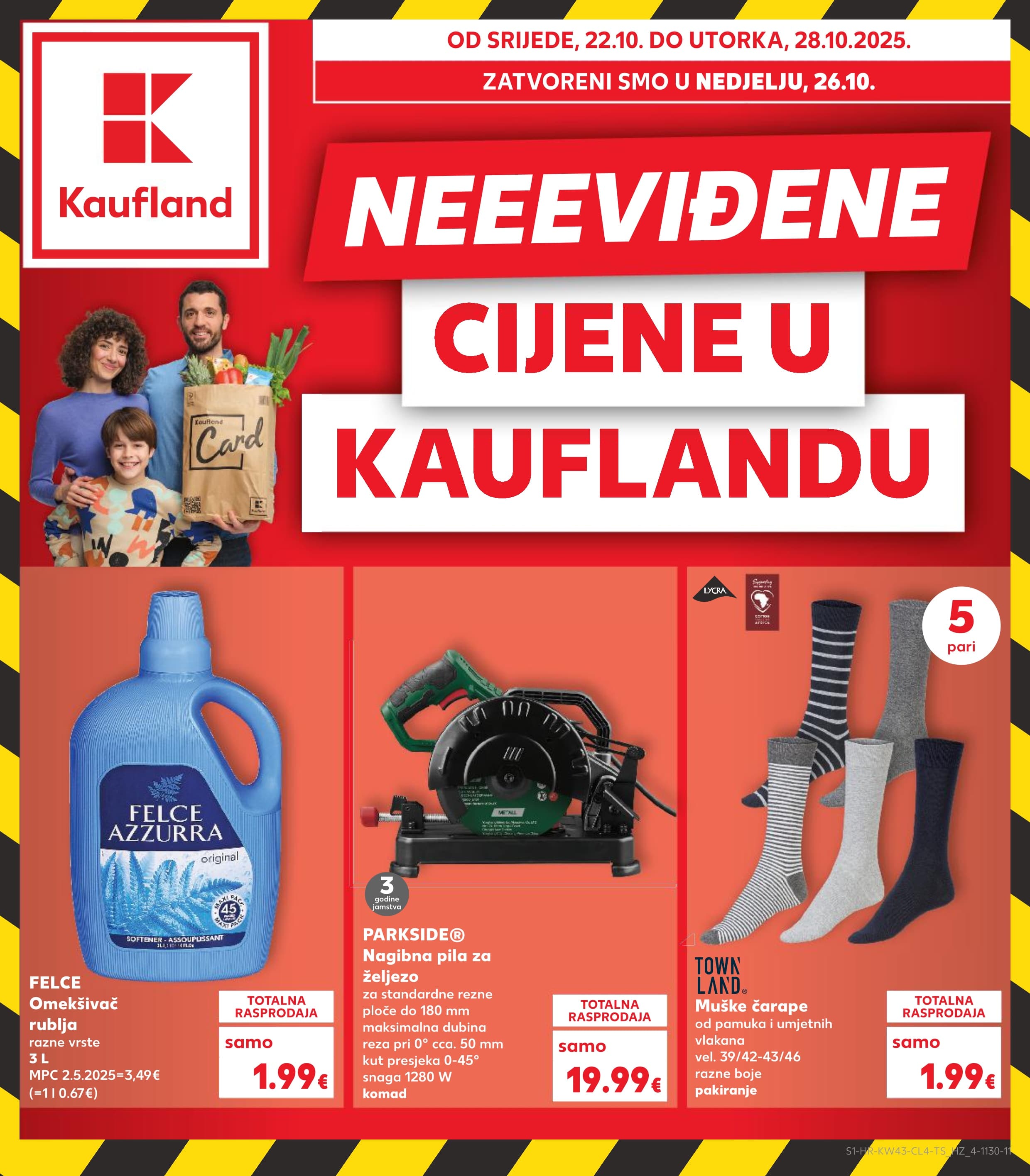 Stranica 1. Kaufland kataloga - Akcije od 22.10. do 28.10.2025.