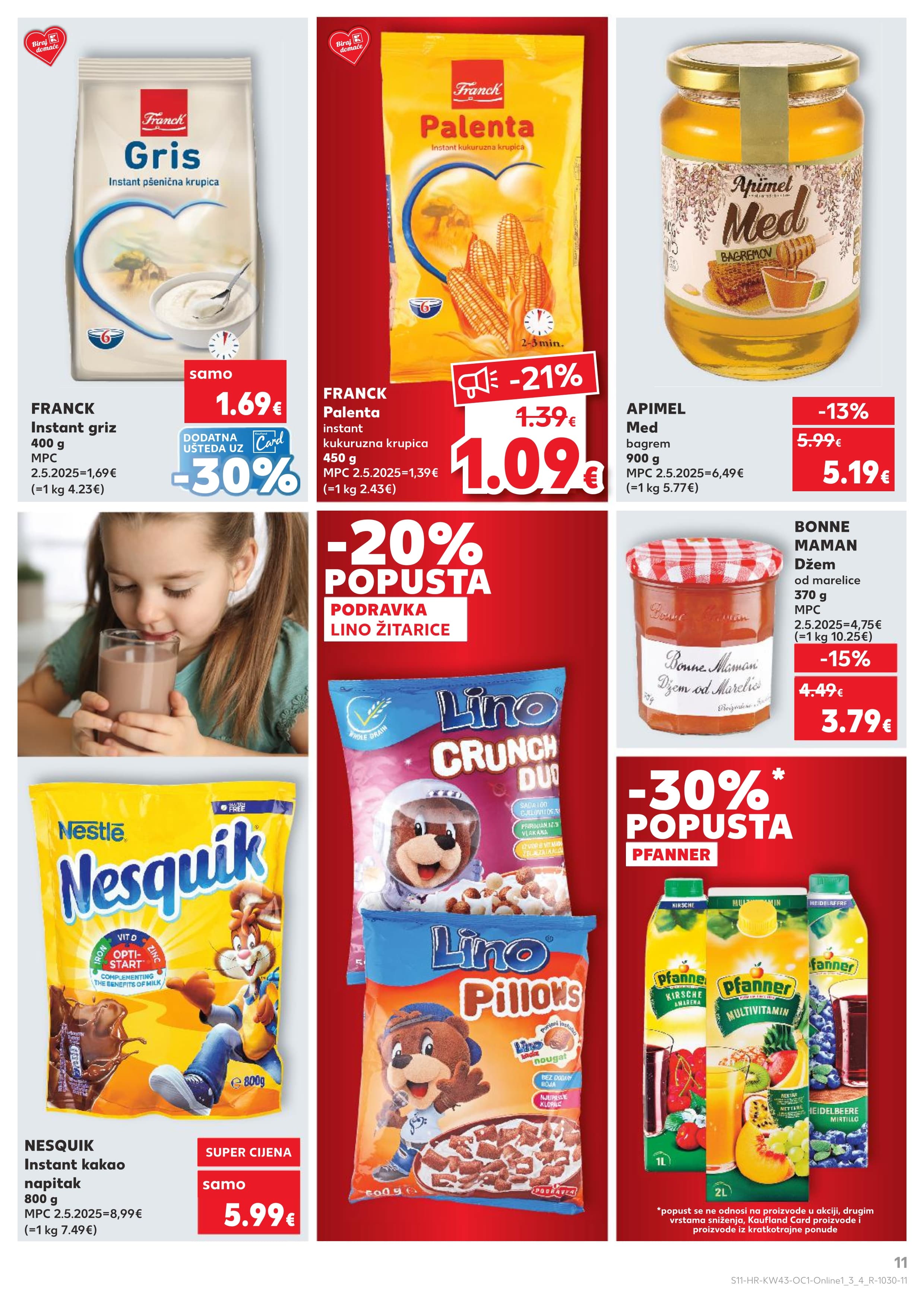 Stranica 11. Kaufland kataloga - Akcije od 22.10. do 28.10.2025.