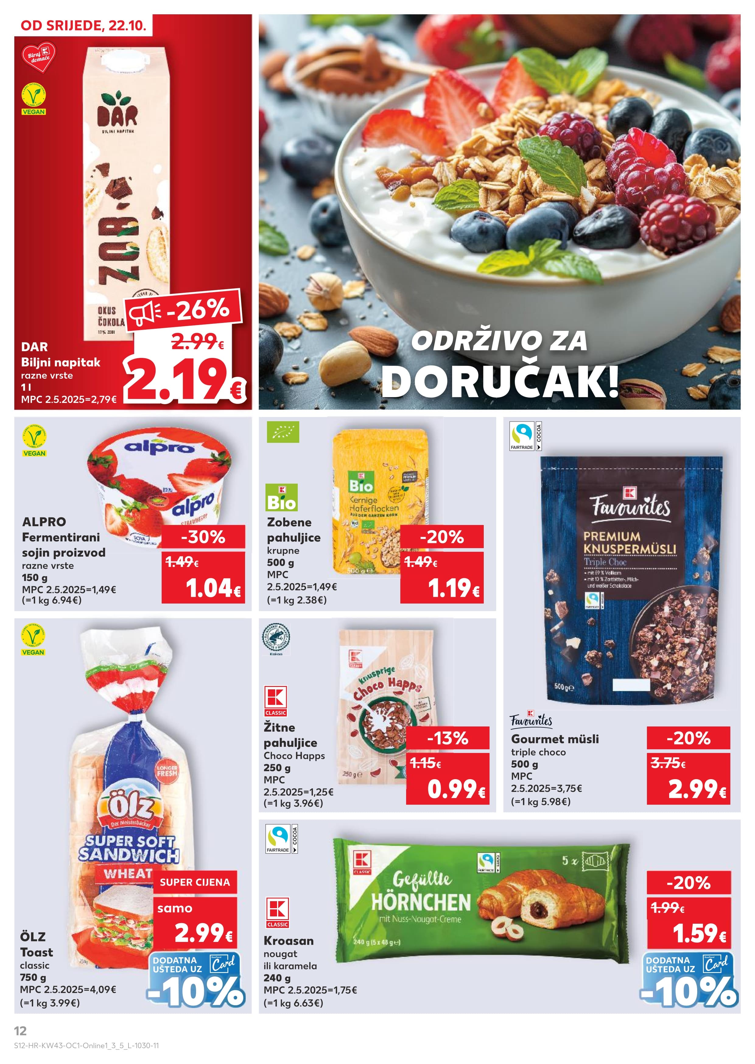 Stranica 12. Kaufland kataloga - Akcije od 22.10. do 28.10.2025.
