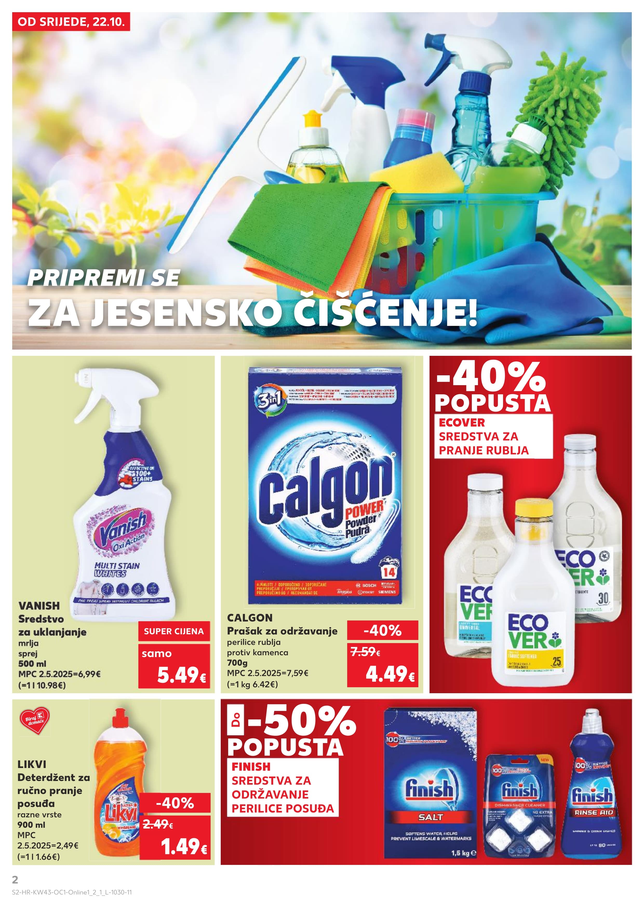 Stranica 2. Kaufland kataloga - Akcije od 22.10. do 28.10.2025.