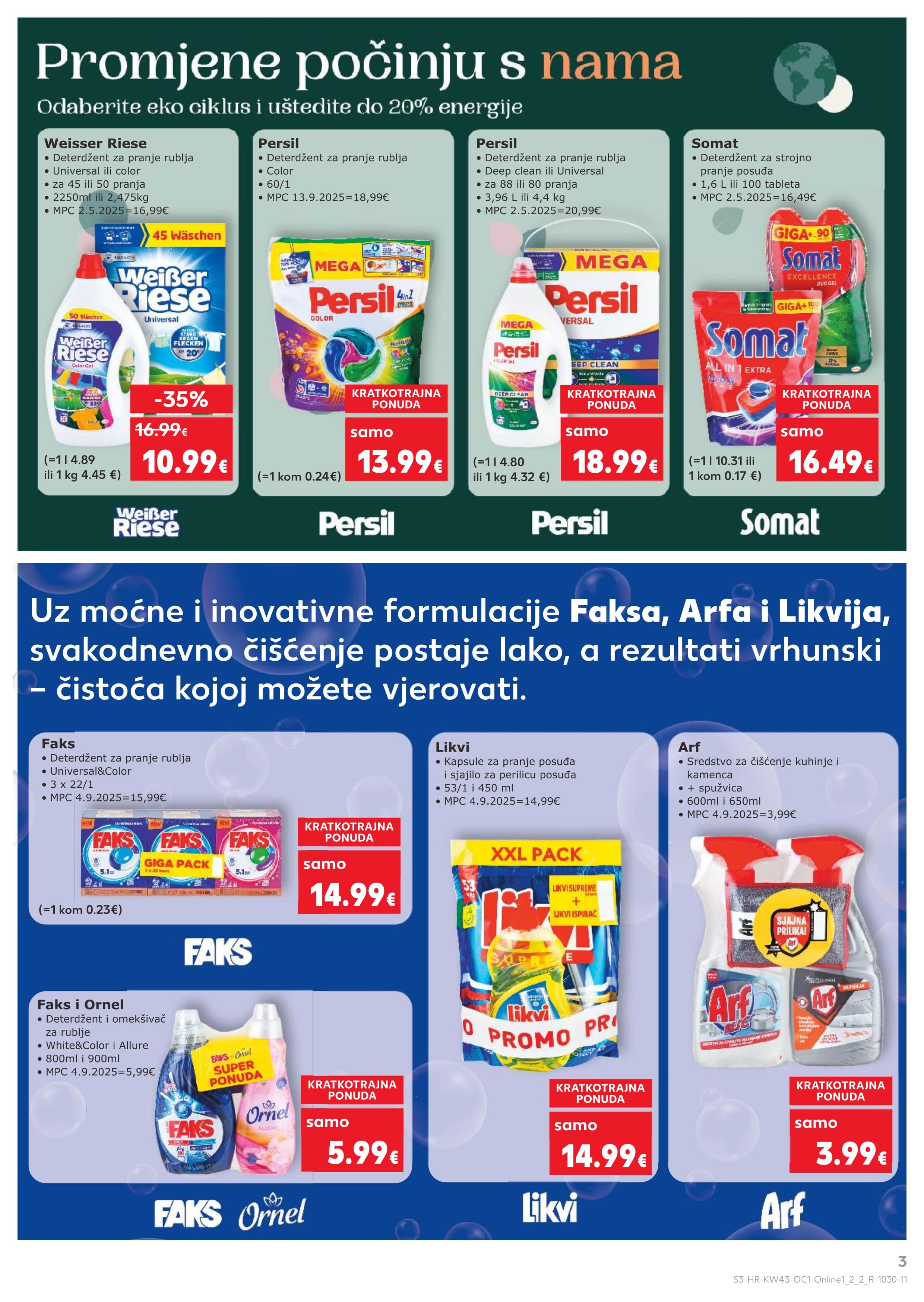 Stranica 3. Kaufland kataloga - Akcije od 22.10. do 28.10.2025.