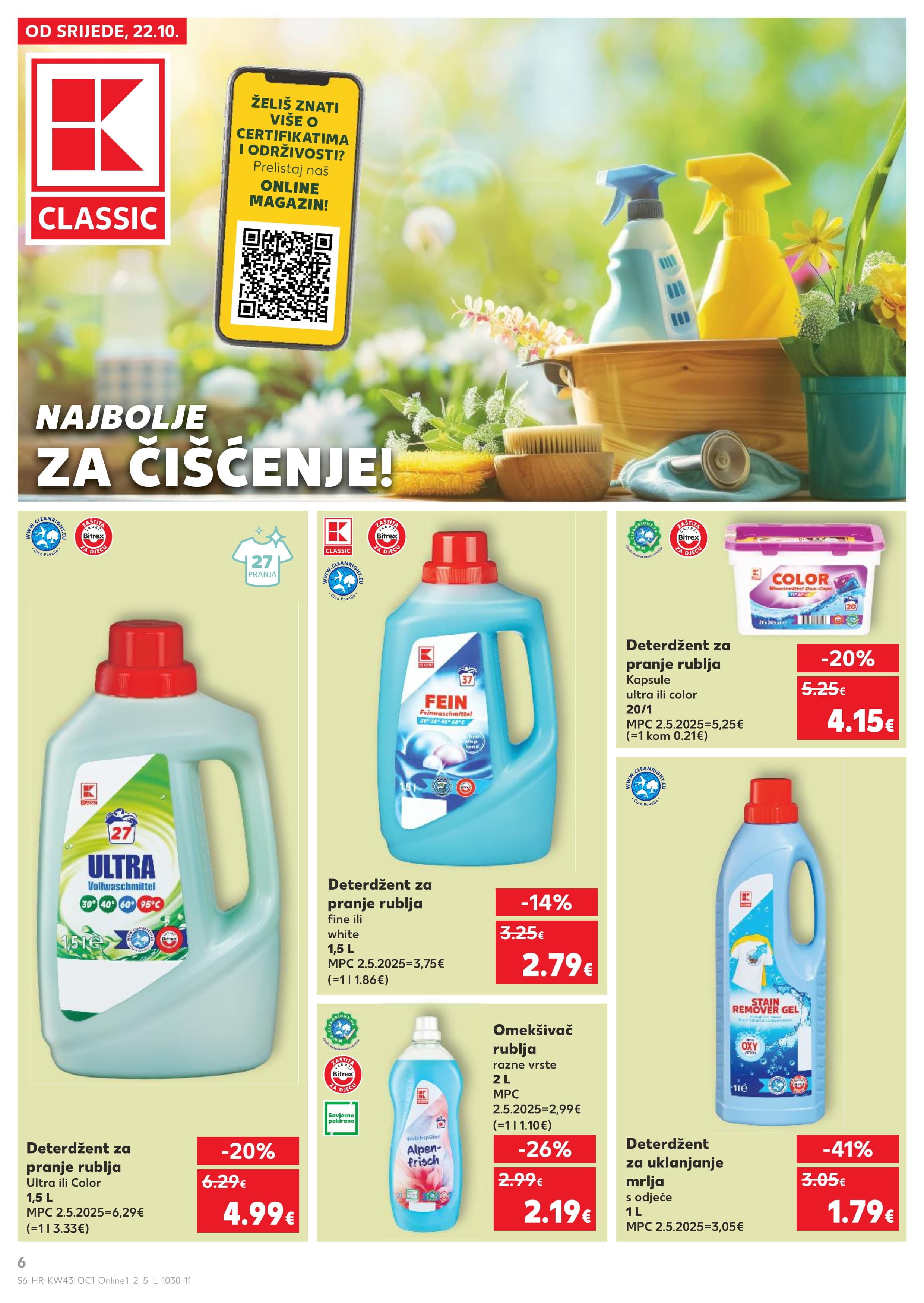 Stranica 6. Kaufland kataloga - Akcije od 22.10. do 28.10.2025.