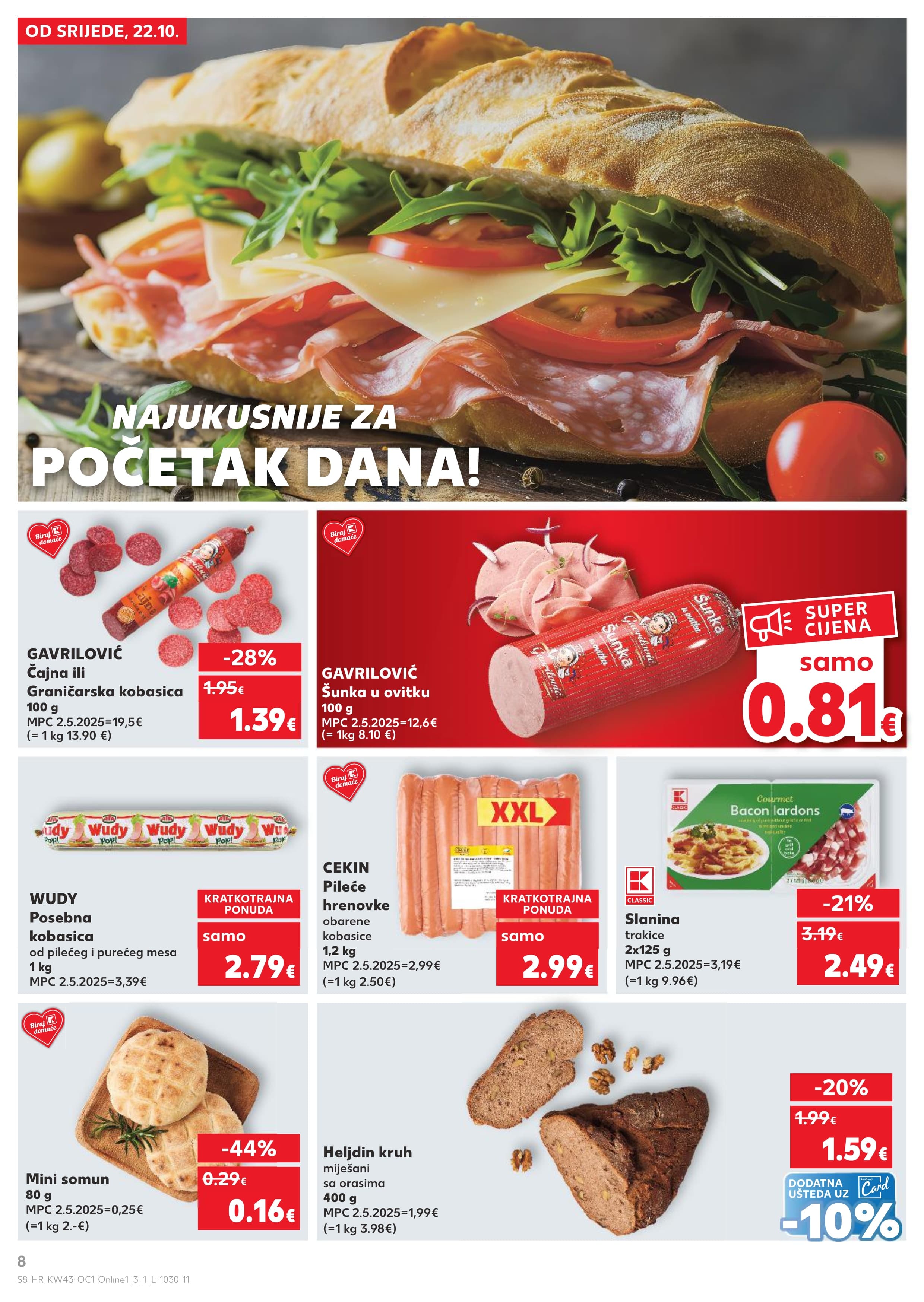 Stranica 8. Kaufland kataloga - Akcije od 22.10. do 28.10.2025.