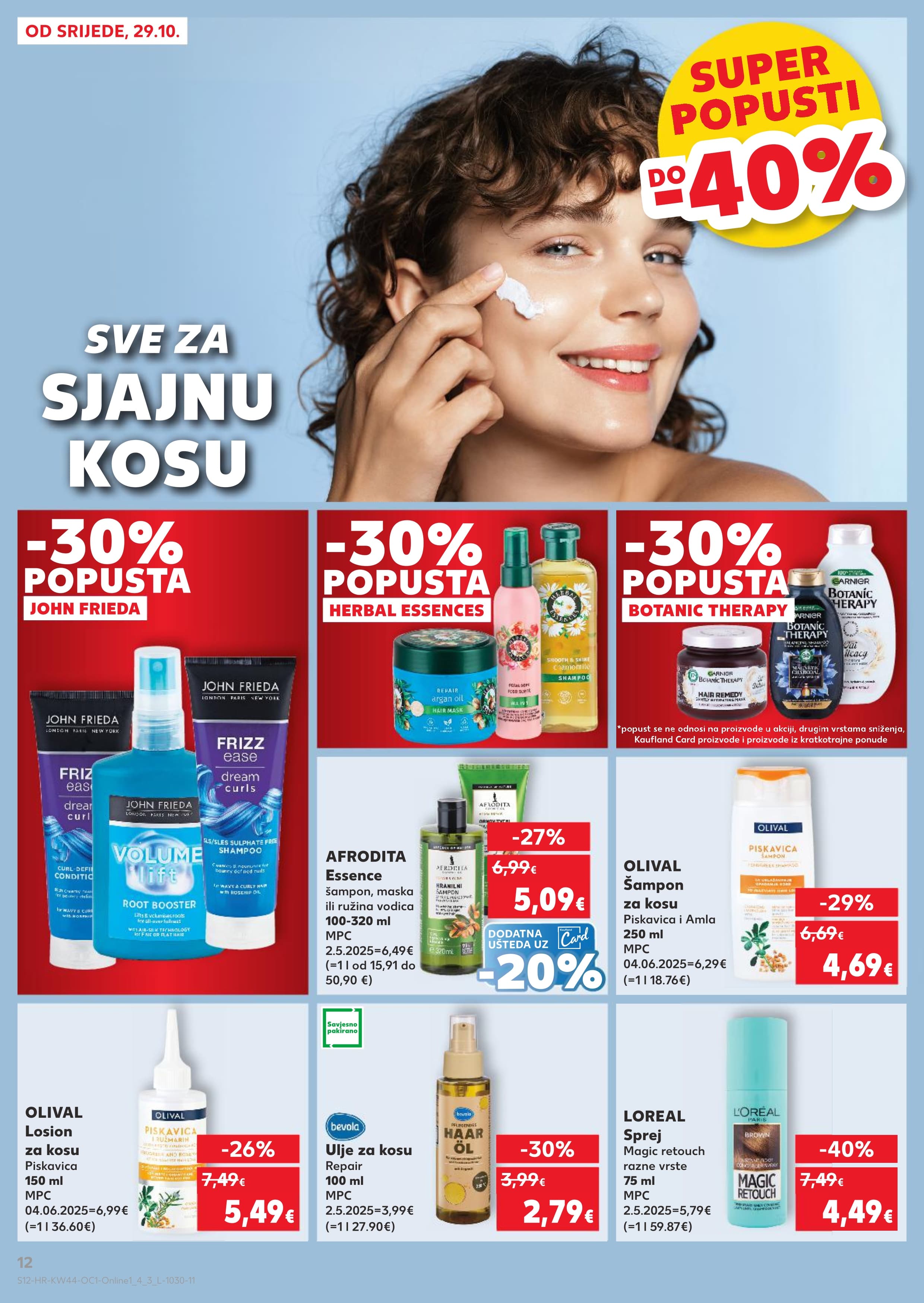 Stranica 12. Kaufland kataloga - Akcije od 29.10. do 04.11.2025.