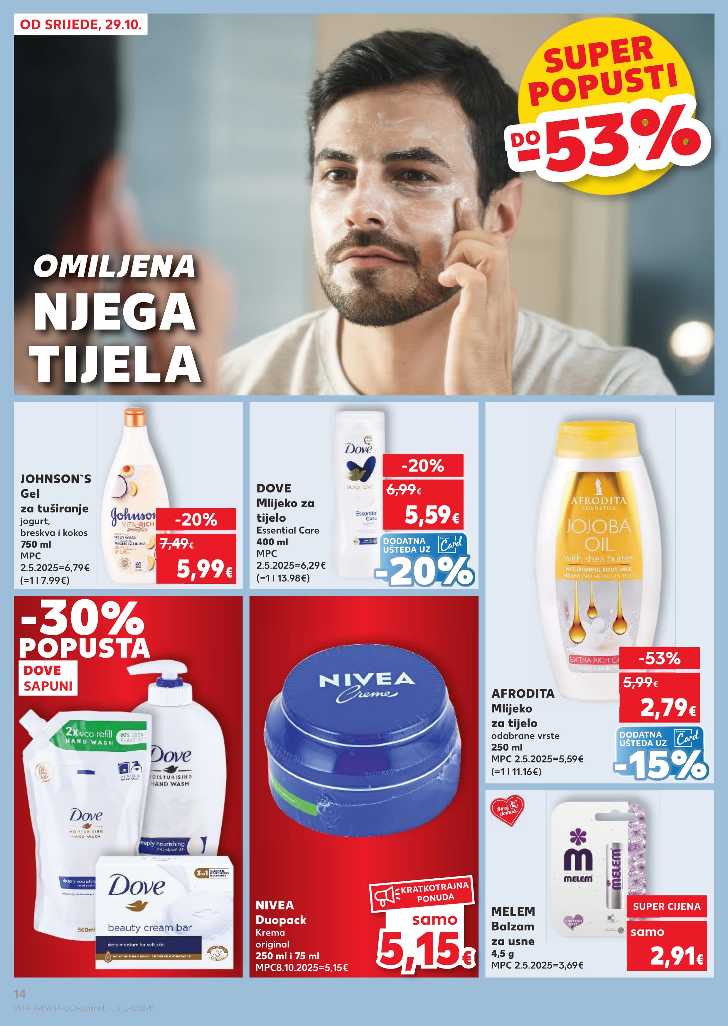 Stranica 14. Kaufland kataloga - Akcije od 29.10. do 04.11.2025.