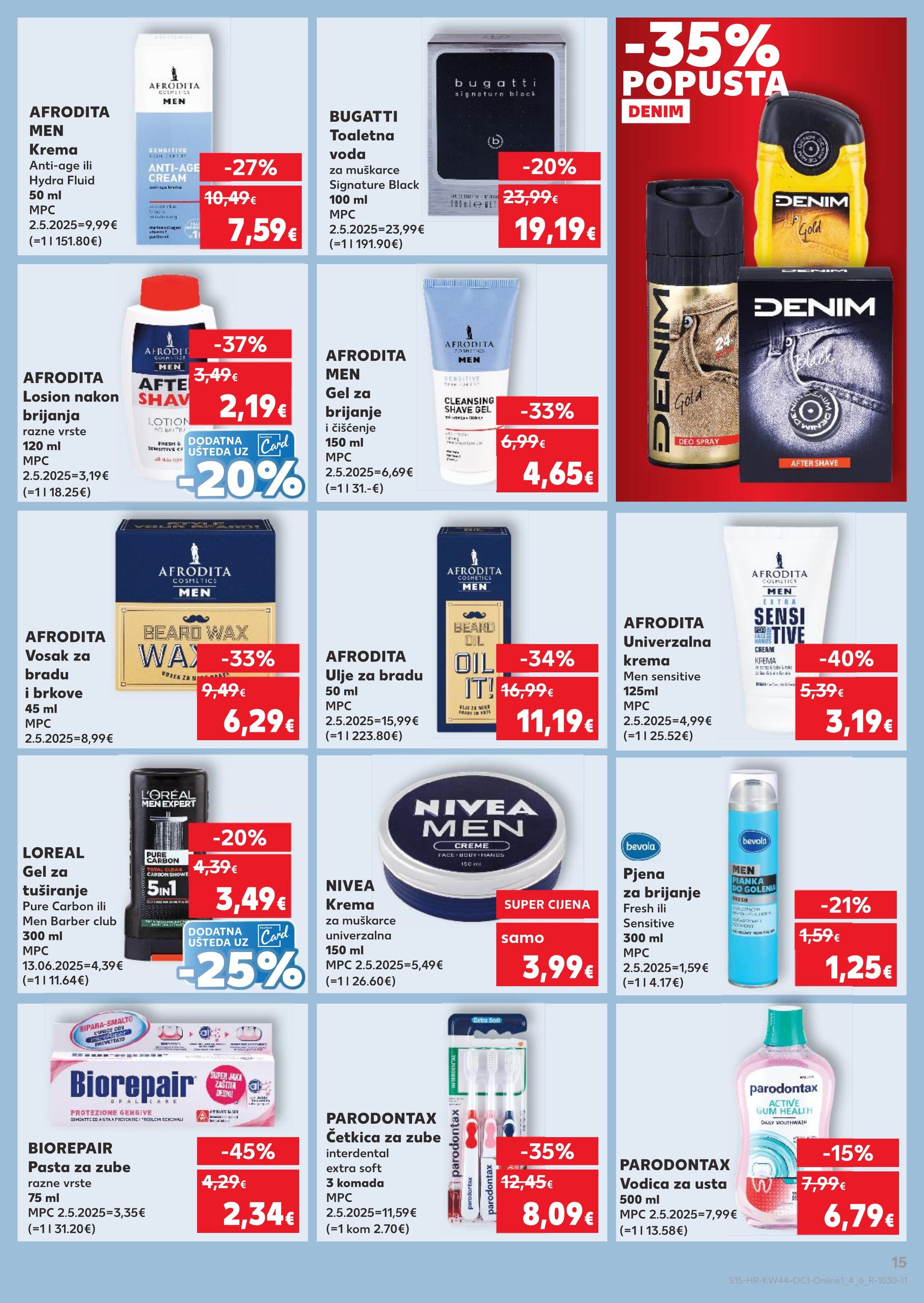 Stranica 15. Kaufland kataloga - Akcije od 29.10. do 04.11.2025.