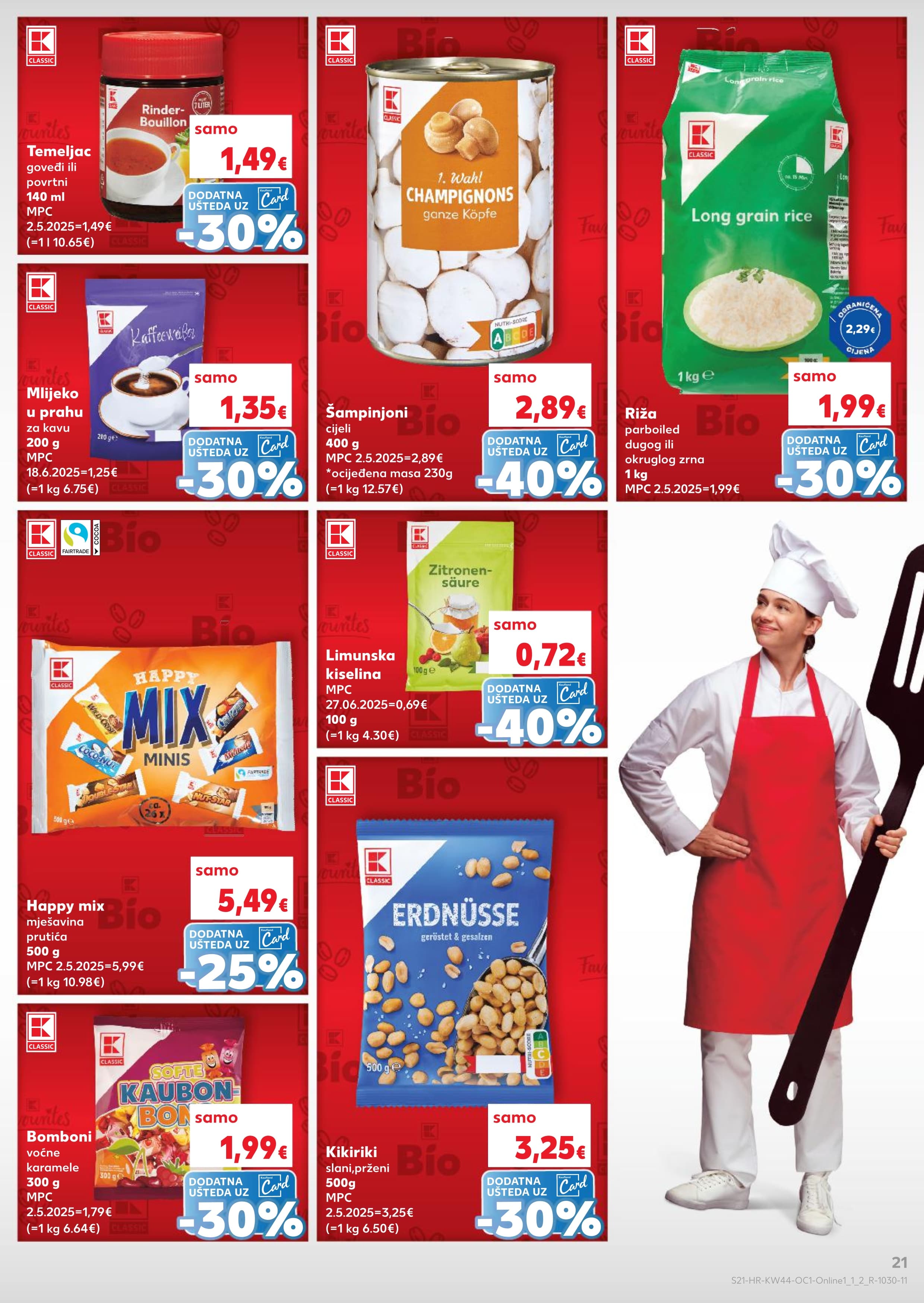 Stranica 21. Kaufland kataloga - Akcije od 29.10. do 04.11.2025.