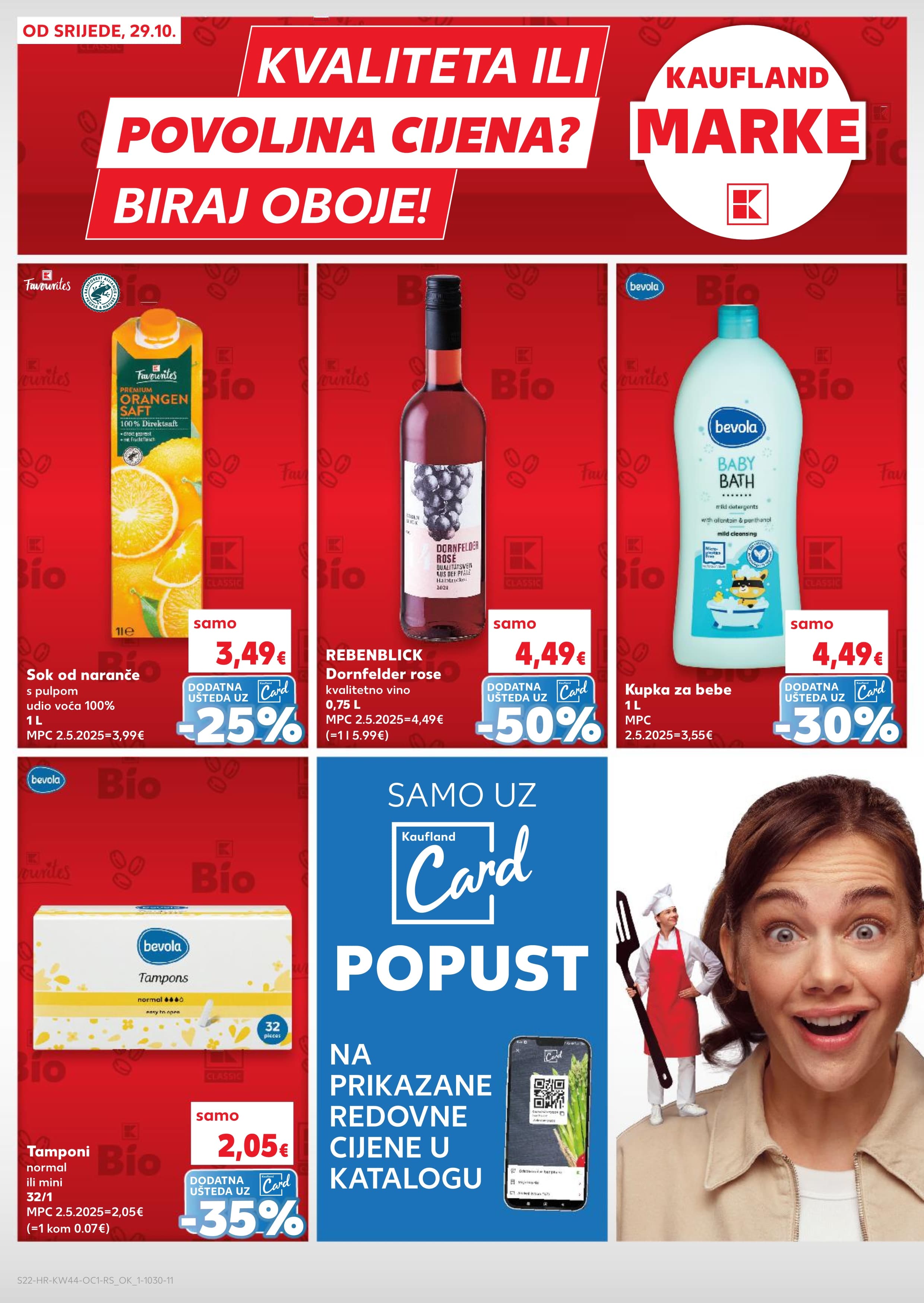 Stranica 22. Kaufland kataloga - Akcije od 29.10. do 04.11.2025.