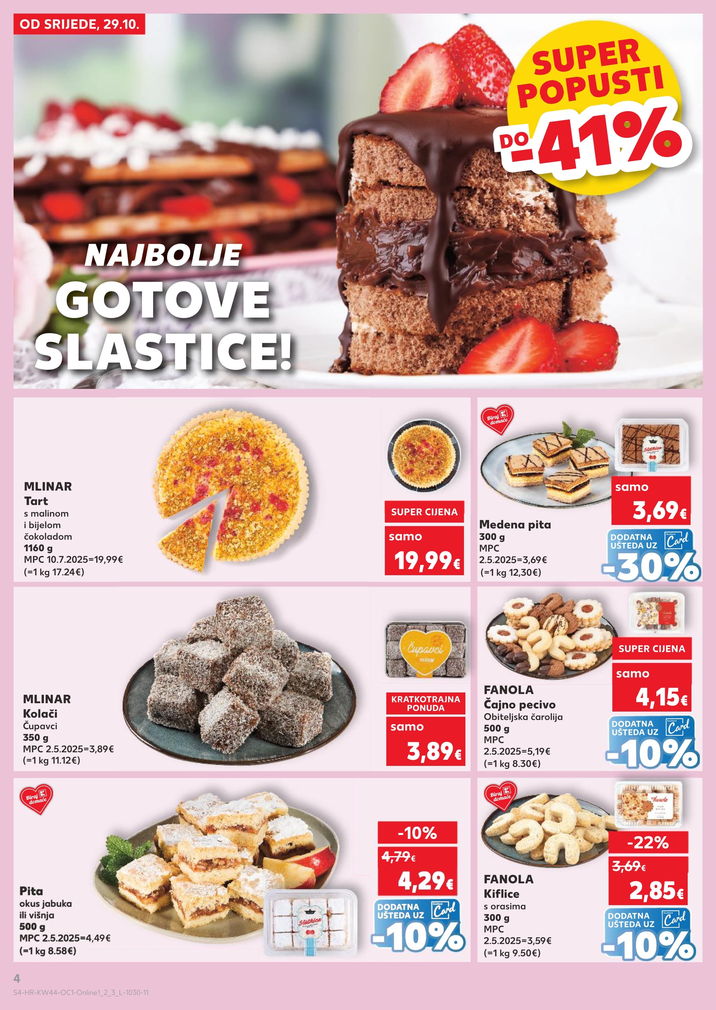 Stranica 4. Kaufland kataloga - Akcije od 29.10. do 04.11.2025.