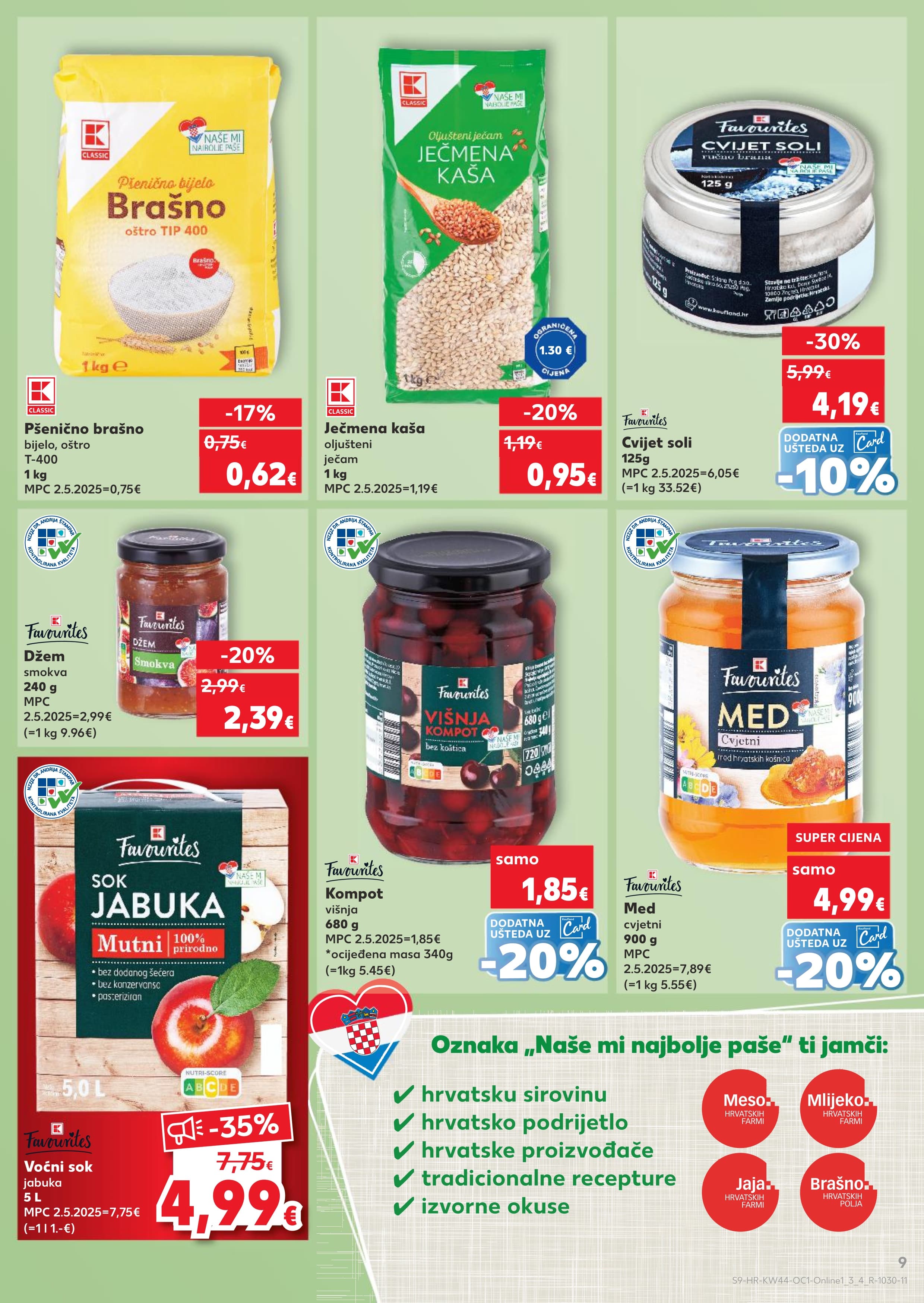 Stranica 9. Kaufland kataloga - Akcije od 29.10. do 04.11.2025.