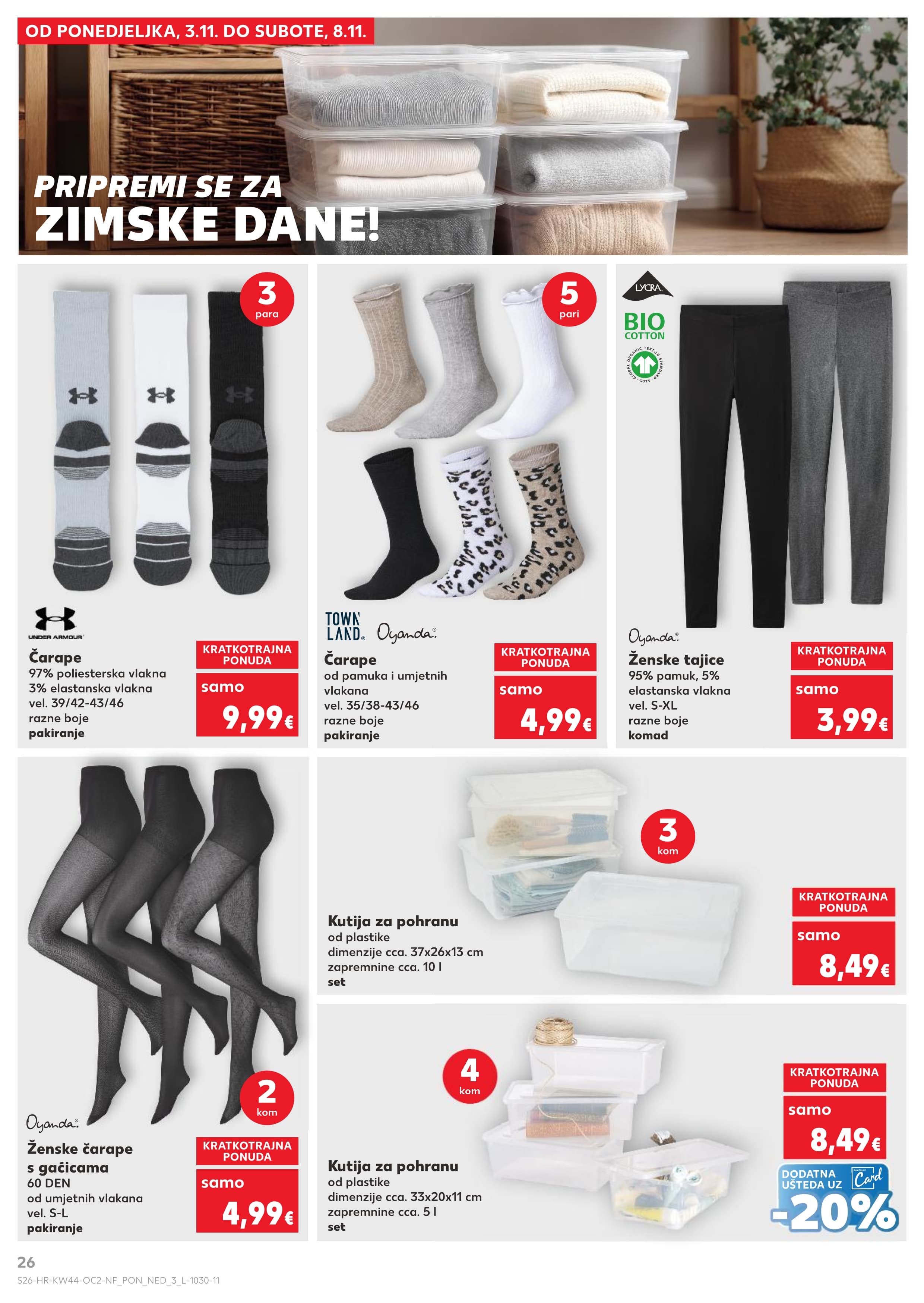 Stranica 26. Kaufland kataloga - Akcije od 29.10. do 04.11.2025.