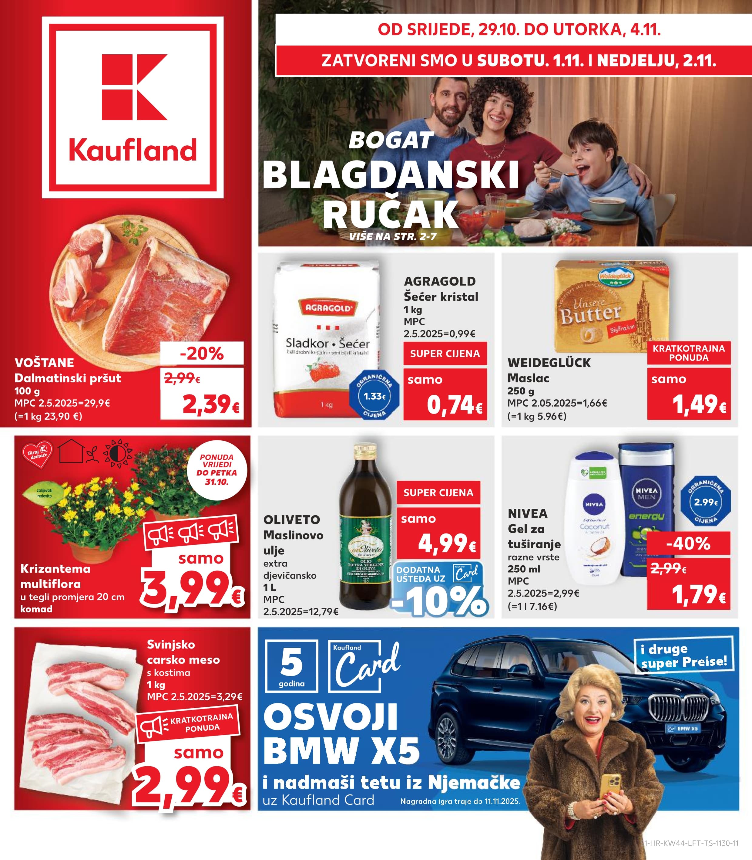 Stranica 1. Kaufland kataloga - Akcije od 29.10. do 04.11.2025.