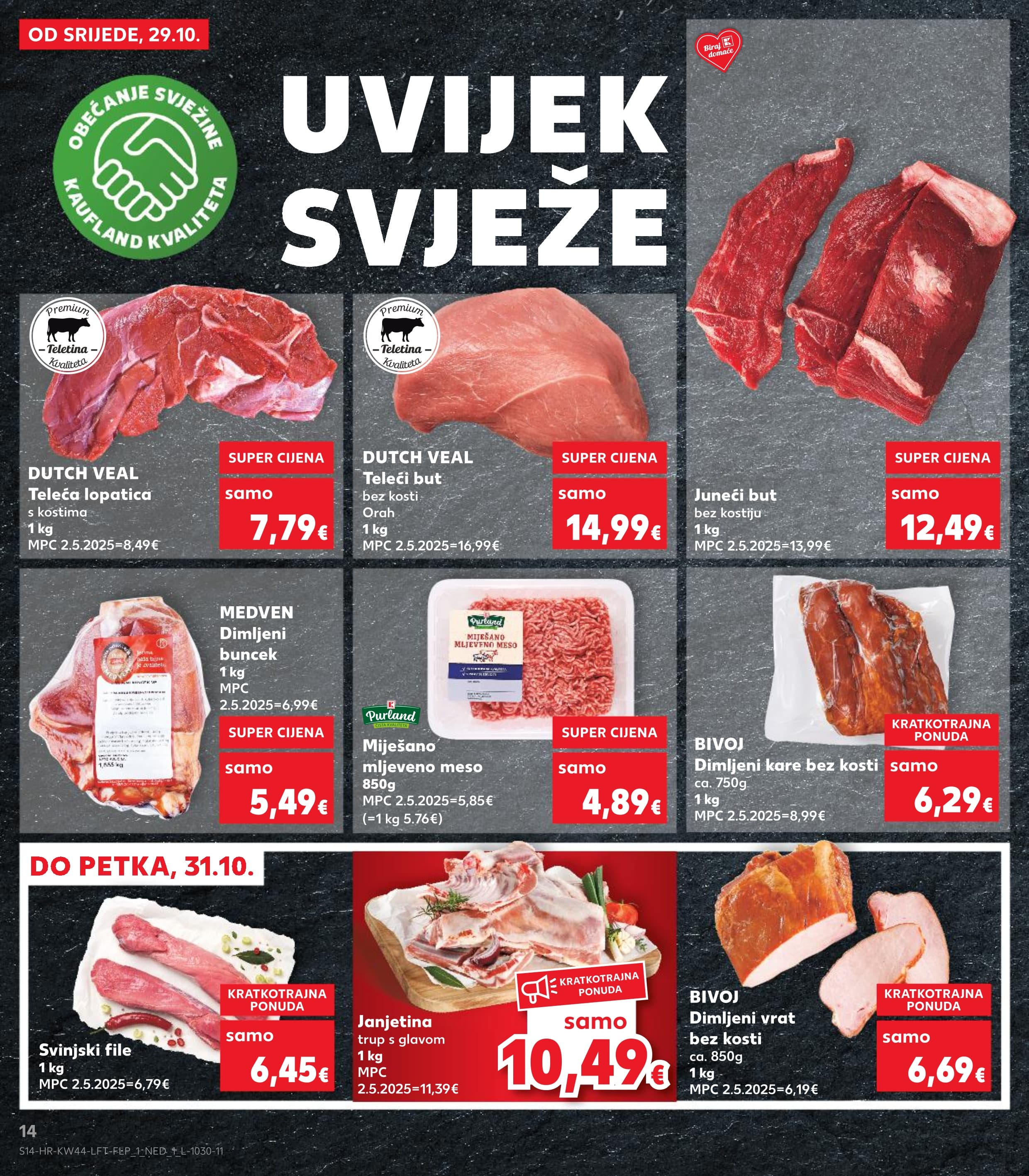 Stranica 14. Kaufland kataloga - Akcije od 29.10. do 04.11.2025.