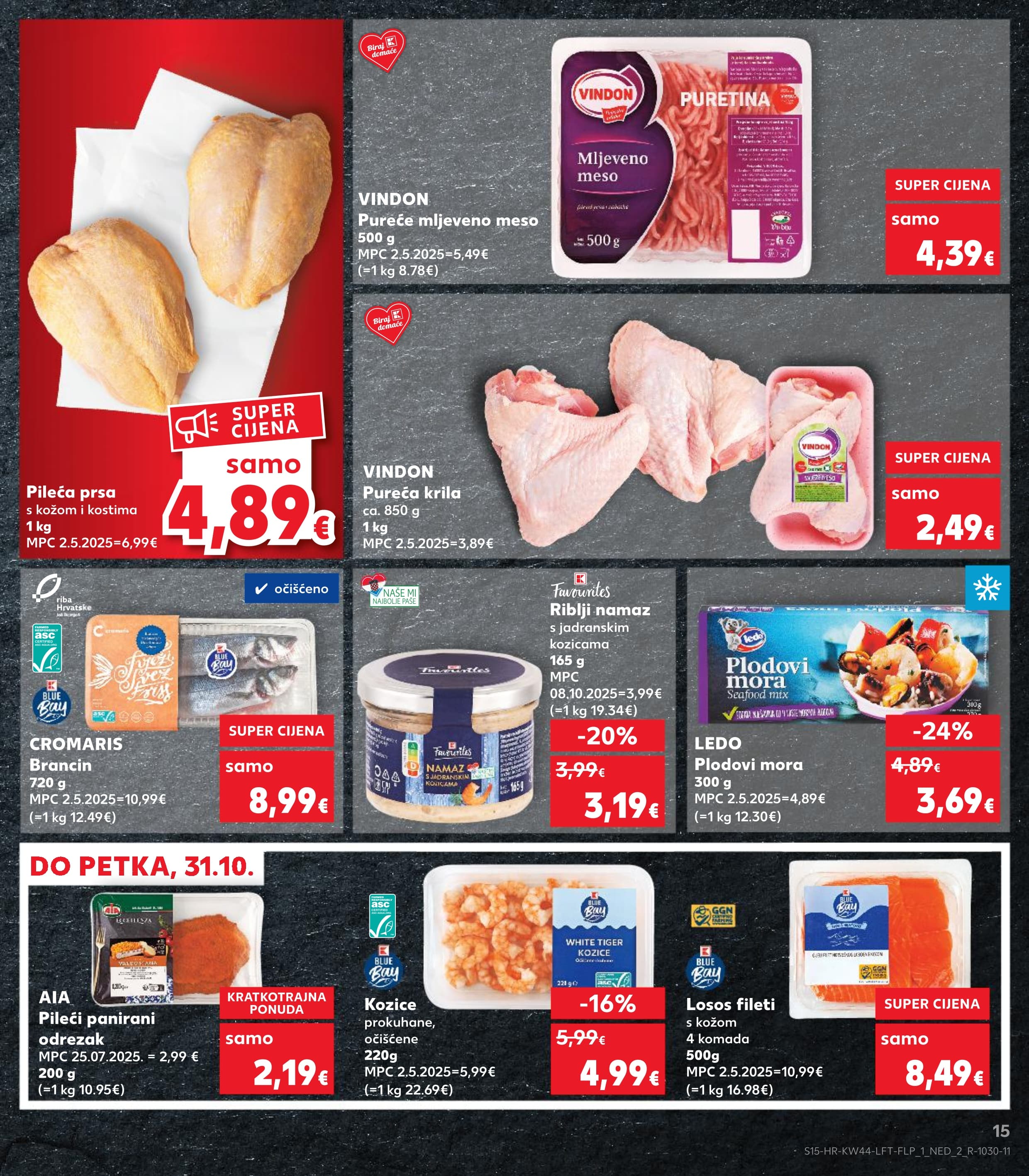 Stranica 15. Kaufland kataloga - Akcije od 29.10. do 04.11.2025.
