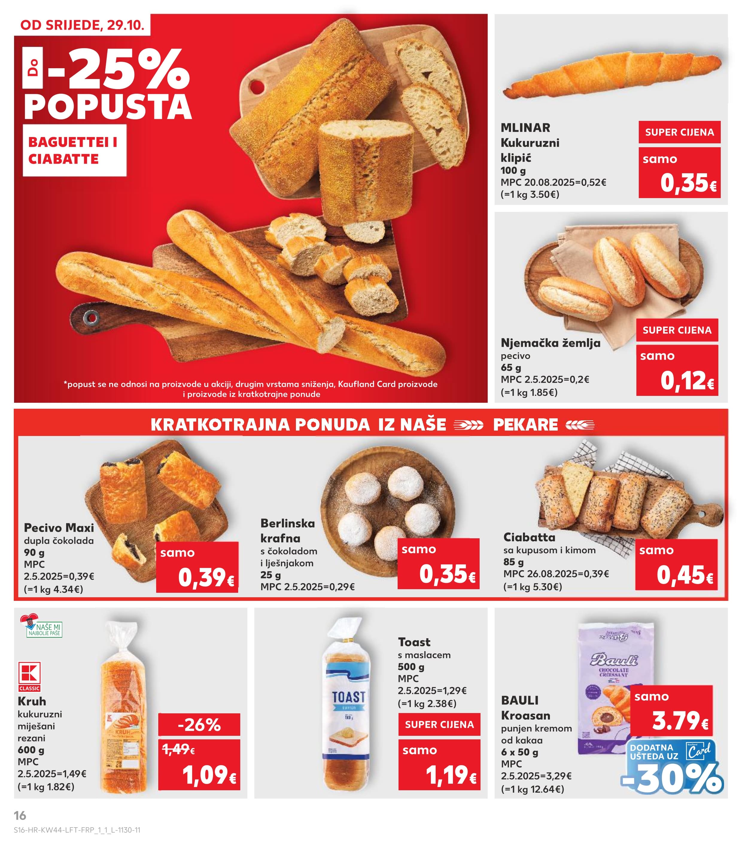 Stranica 16. Kaufland kataloga - Akcije od 29.10. do 04.11.2025.