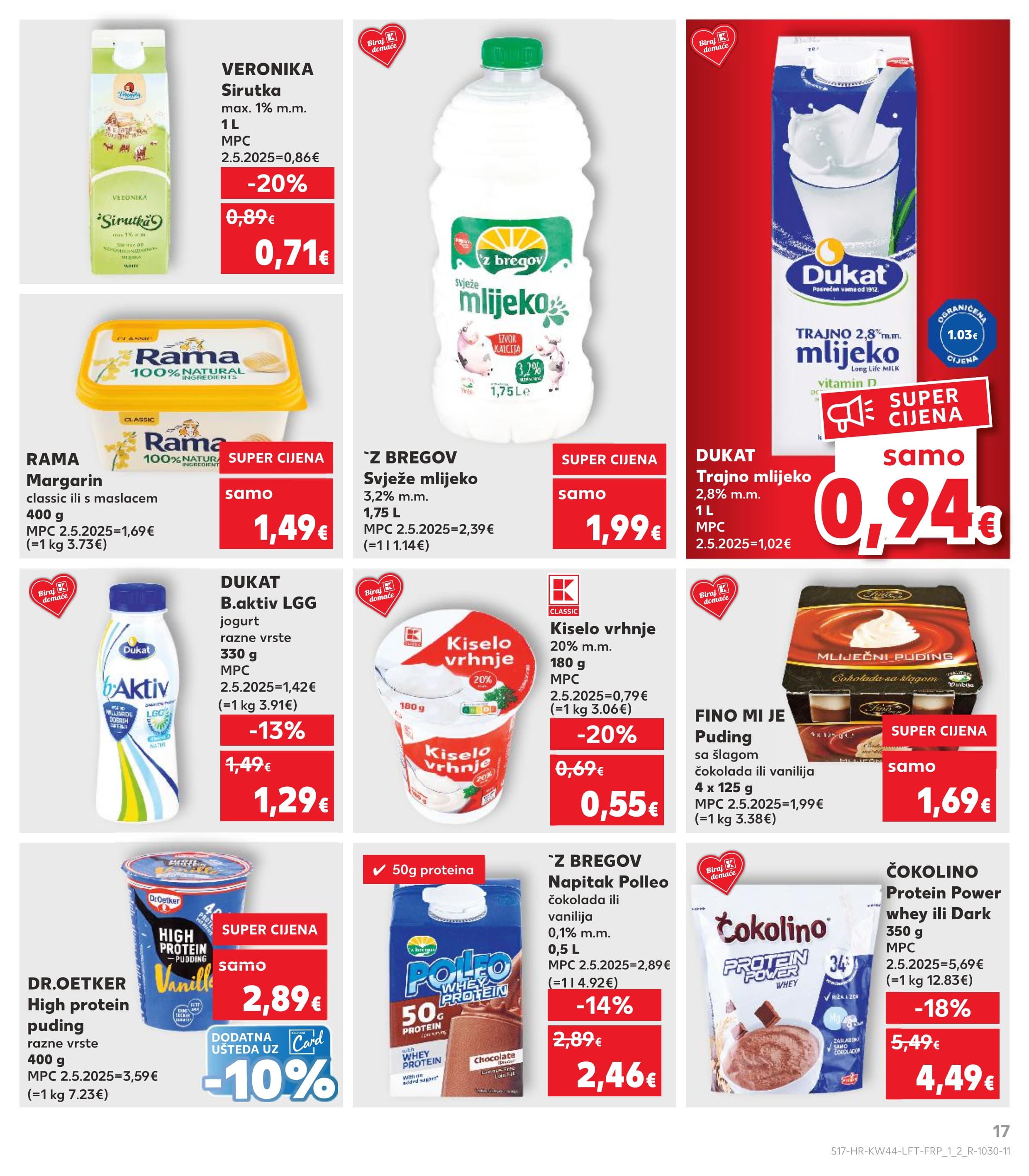 Stranica 17. Kaufland kataloga - Akcije od 29.10. do 04.11.2025.
