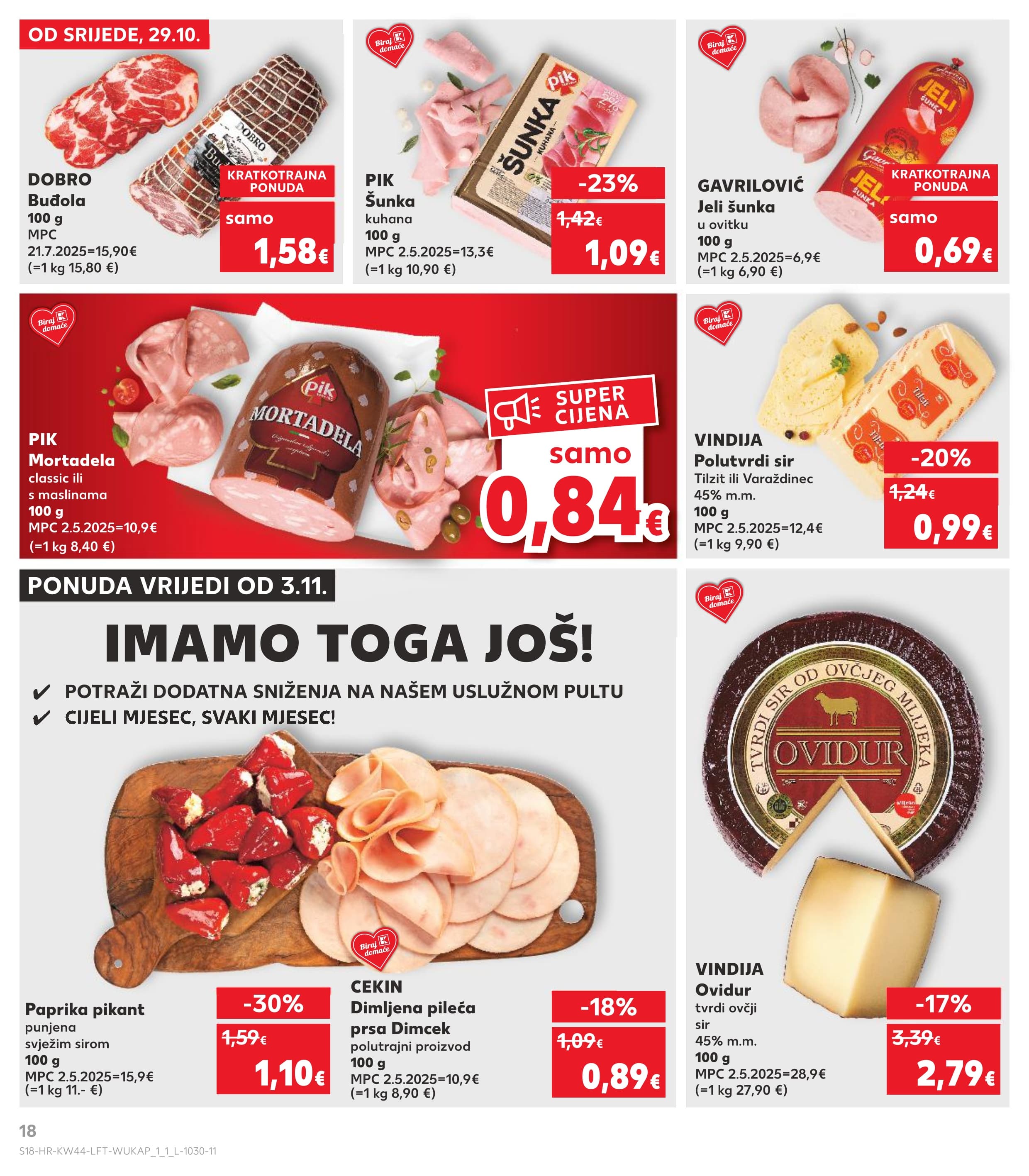 Stranica 18. Kaufland kataloga - Akcije od 29.10. do 04.11.2025.
