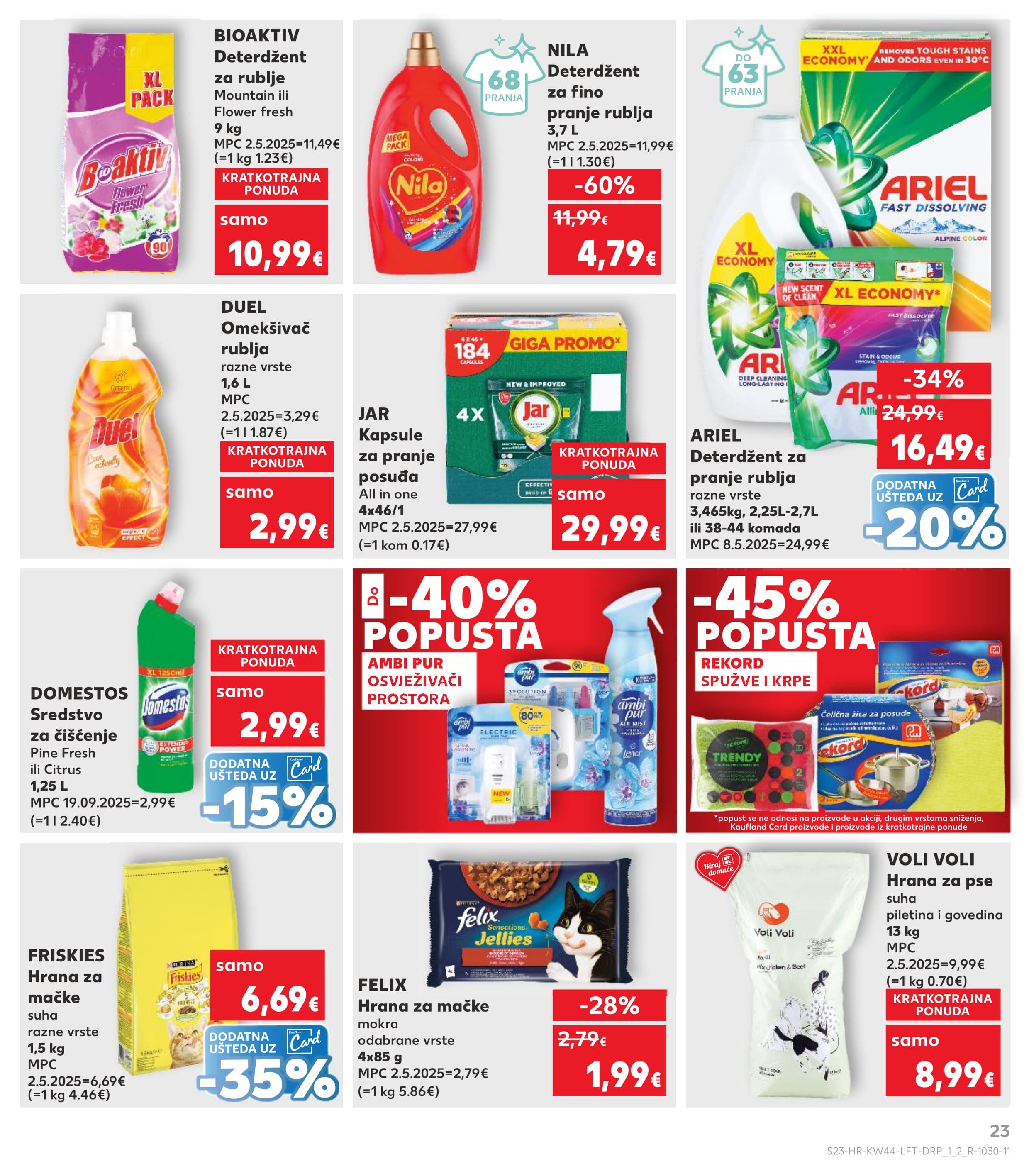 Stranica 23. Kaufland kataloga - Akcije od 29.10. do 04.11.2025.