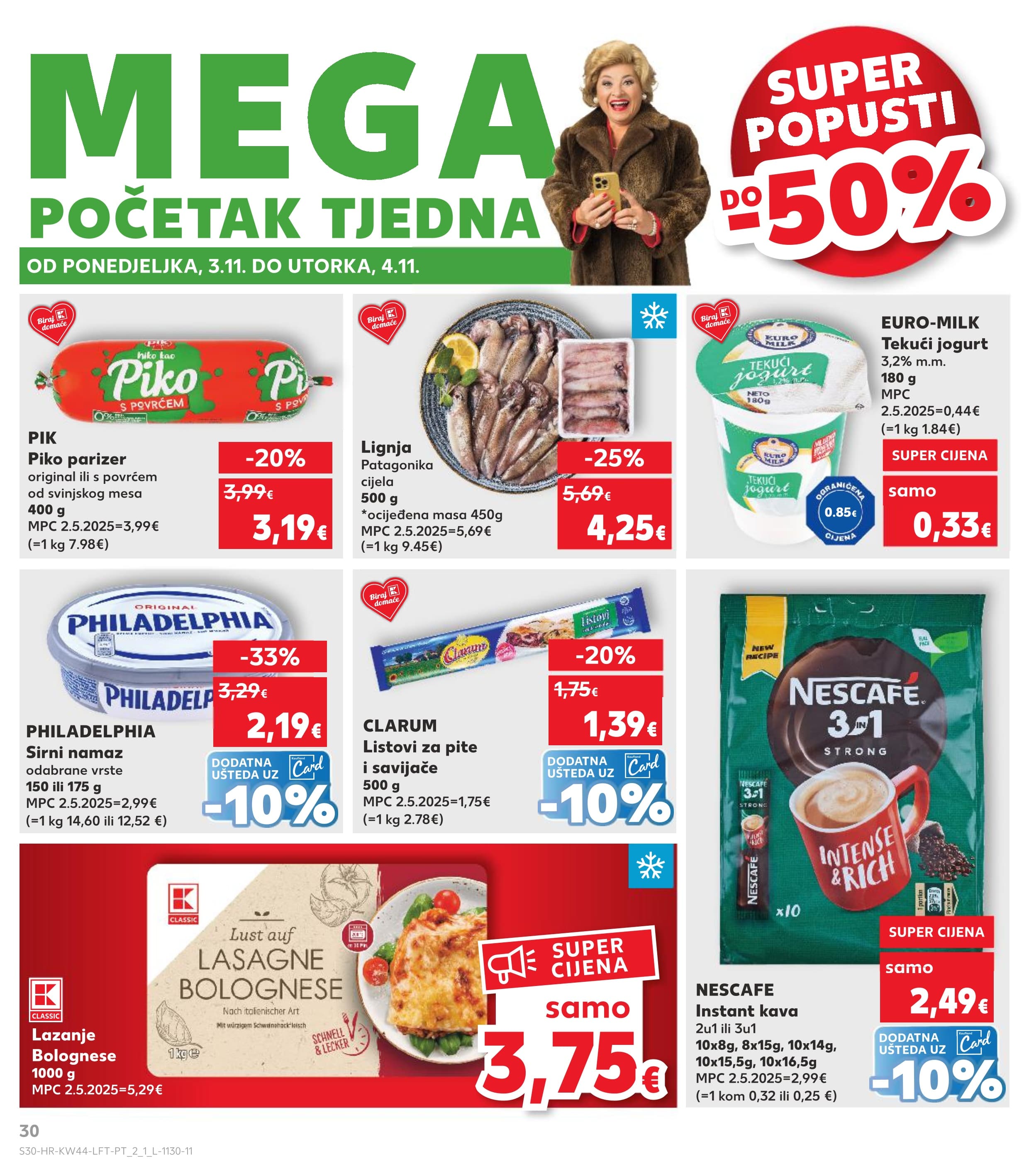 Stranica 30. Kaufland kataloga - Akcije od 29.10. do 04.11.2025.