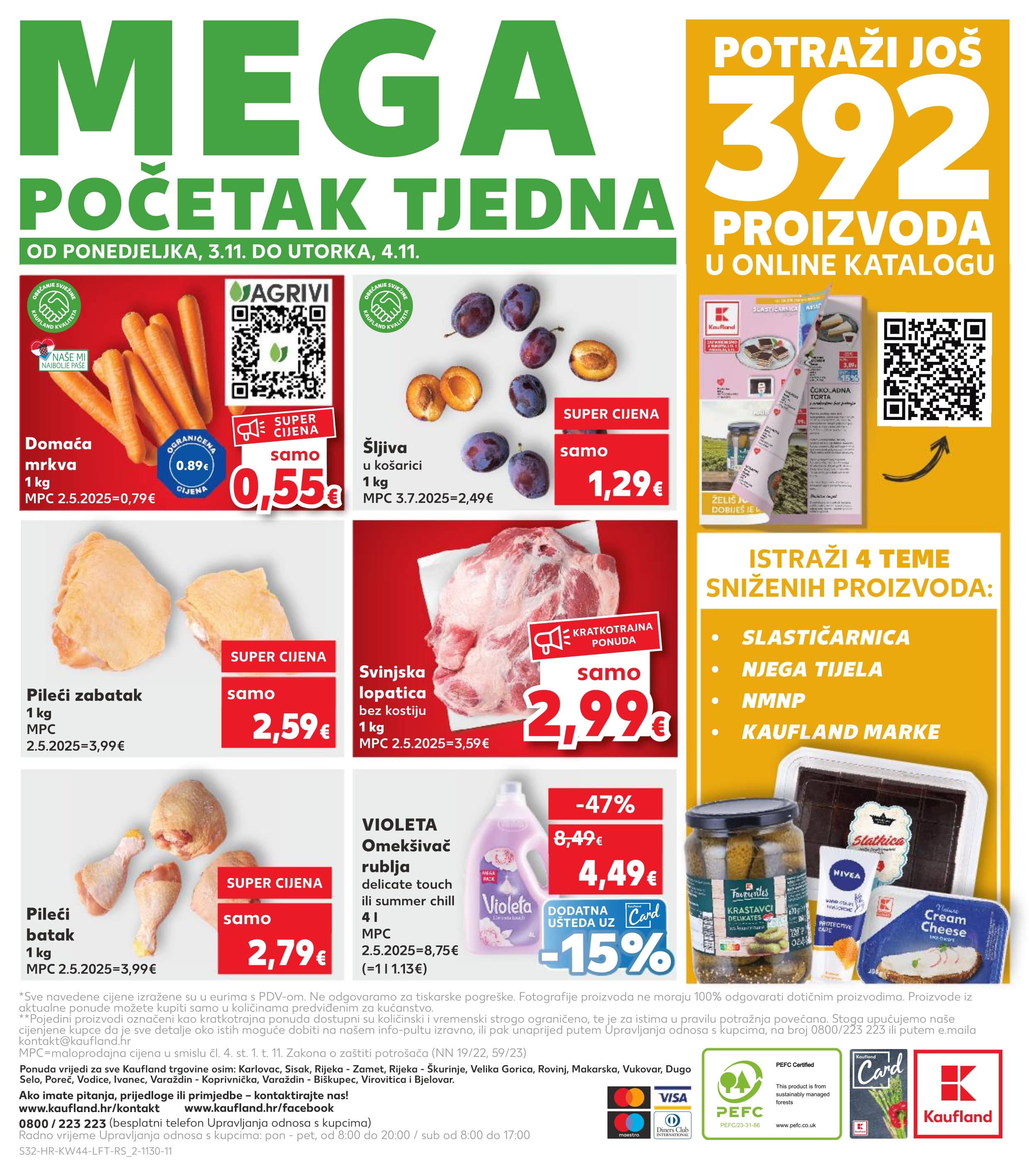 Stranica 32. Kaufland kataloga - Akcije od 29.10. do 04.11.2025.