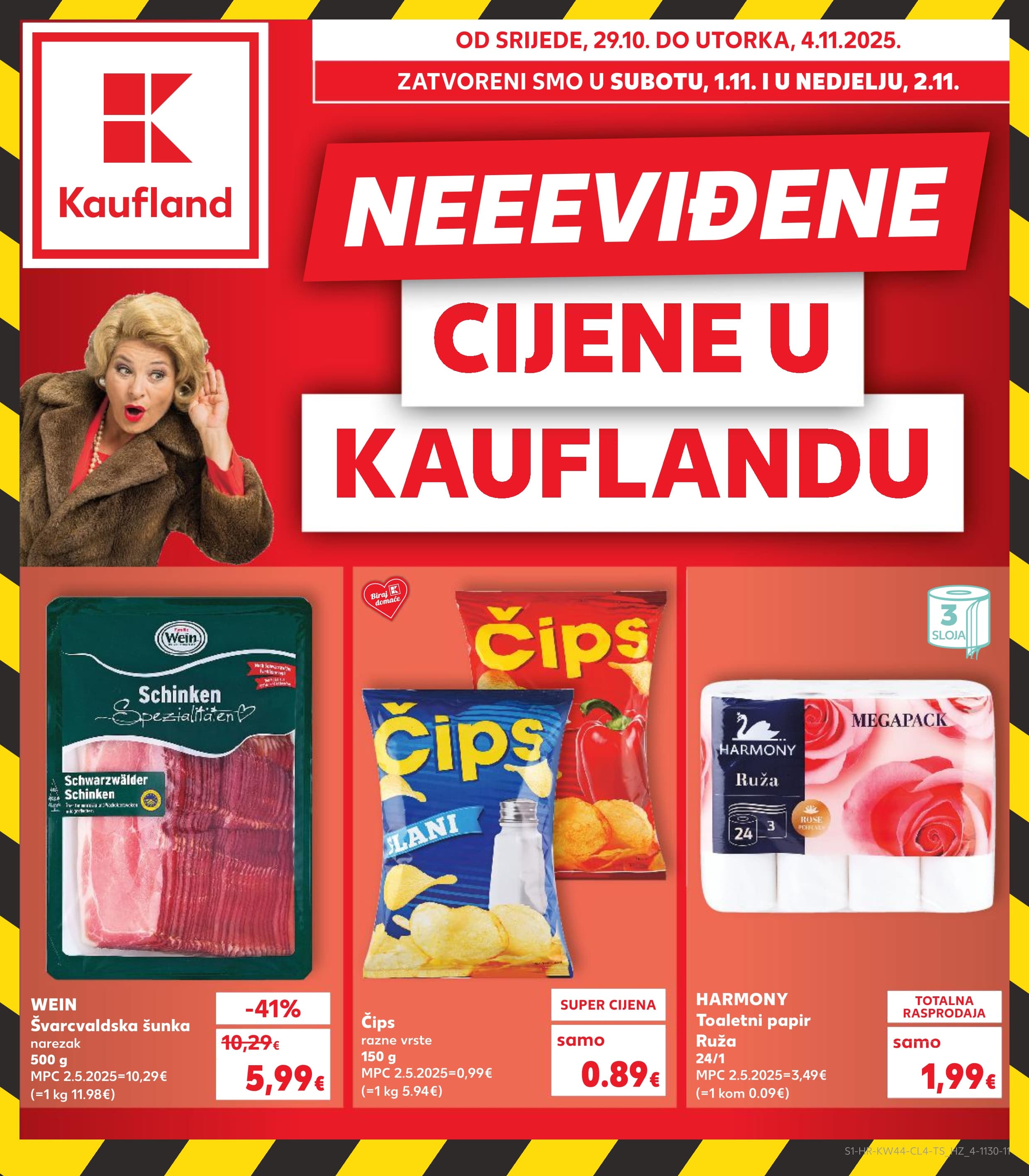 Stranica 1. Kaufland kataloga - Akcije od 29.10. do 04.11.2025.