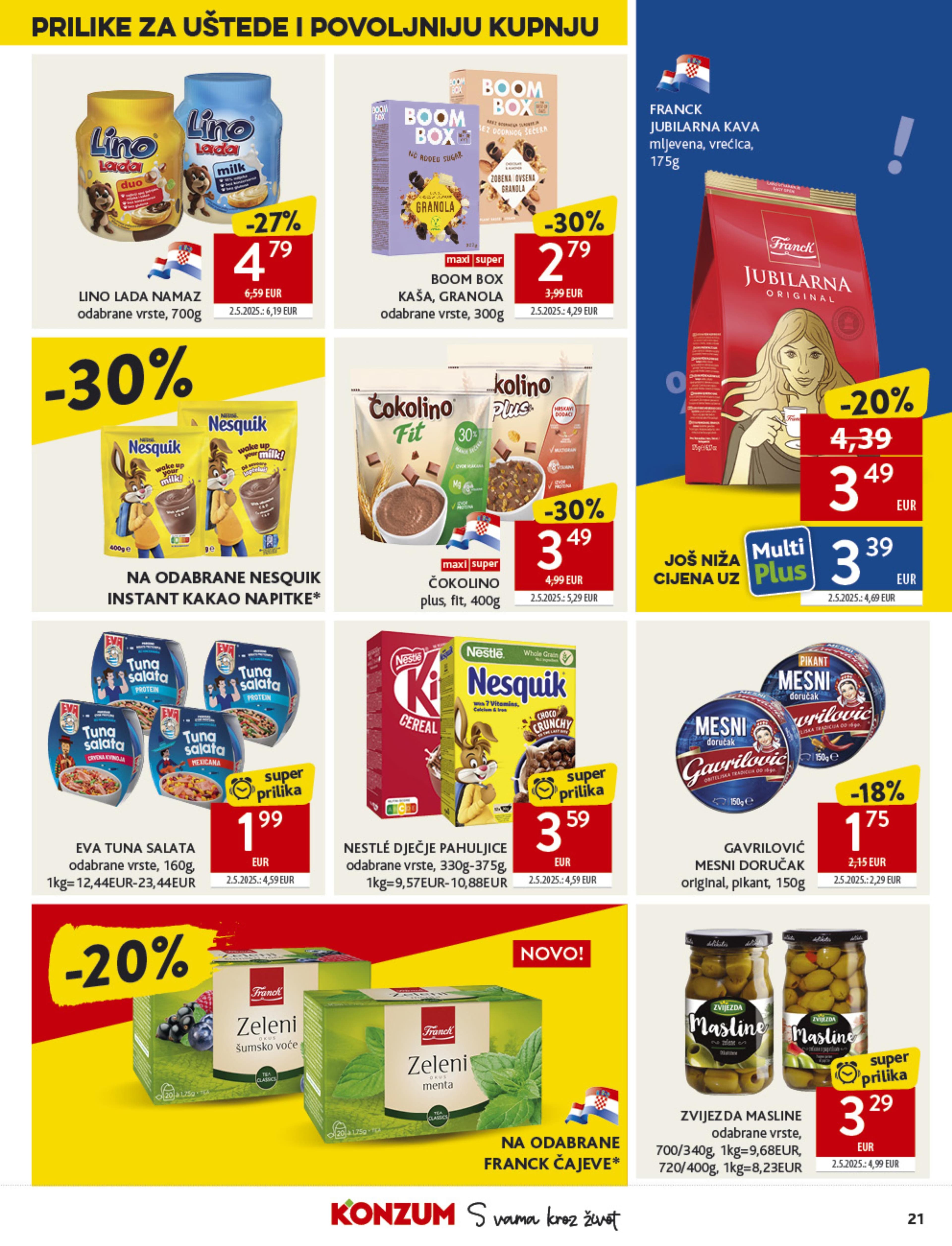 Stranica 21. Konzum kataloga - Akcije od 24.09. do 30.09.2025.